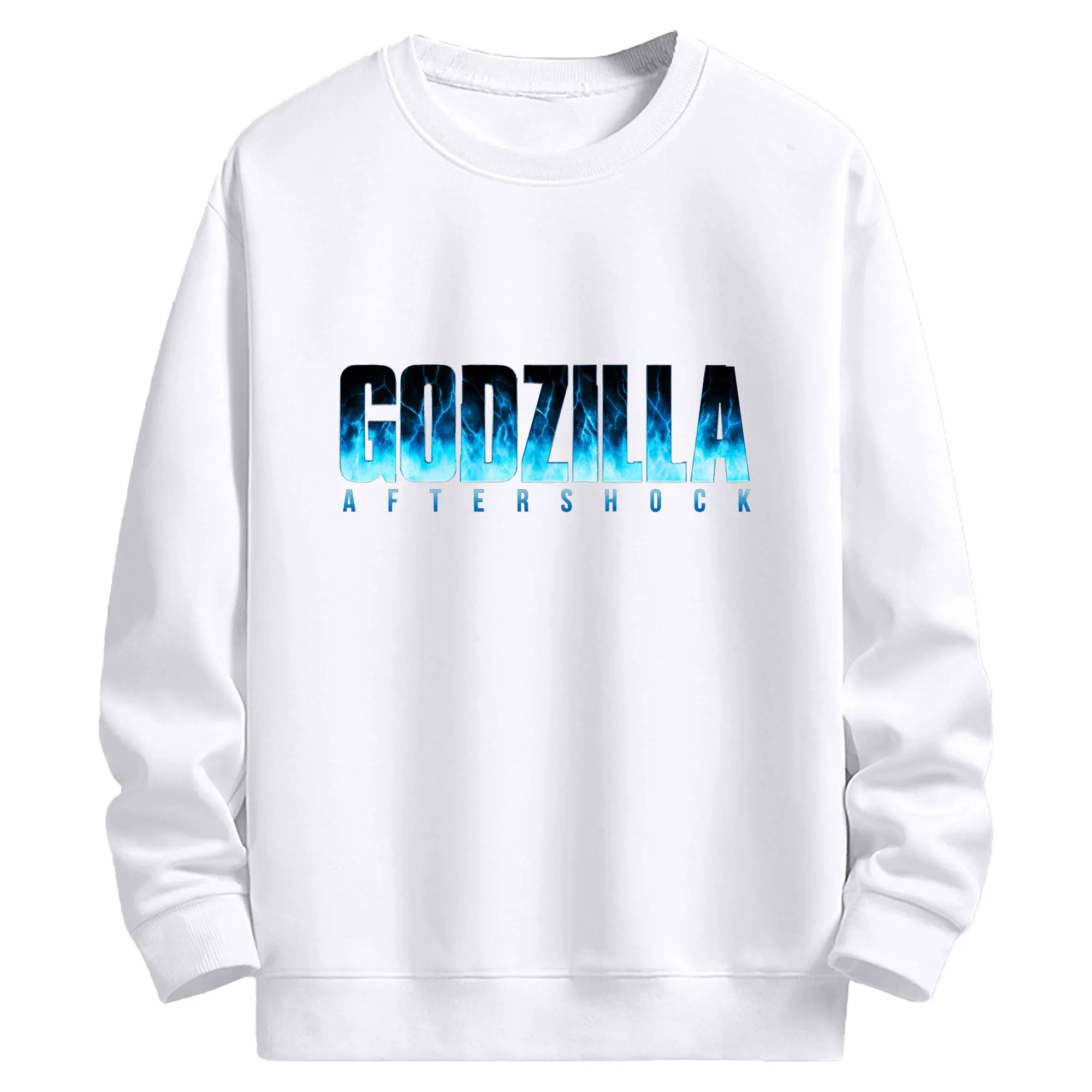 ゴジラ シンプルロゴ - 高品質 クルーネック スウェット ・ コットン59％ ポリエステル41％ ・ ユニセックス 長袖 トレーナー ・ カジュアル デイリー スポーツ 散歩用