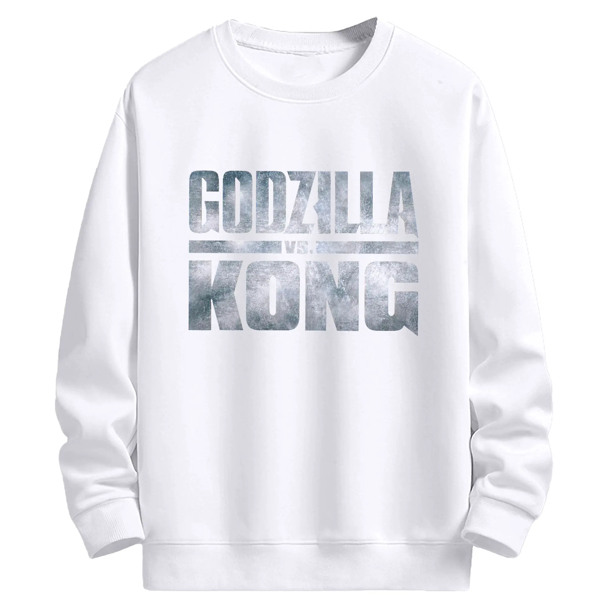 ゴジラ シンプルロゴ - 高品質 クルーネック スウェット ・ コットン59％ ポリエステル41％ ・ ユニセックス 長袖 トレーナー ・ カジュアル デイリー スポーツ 散歩用