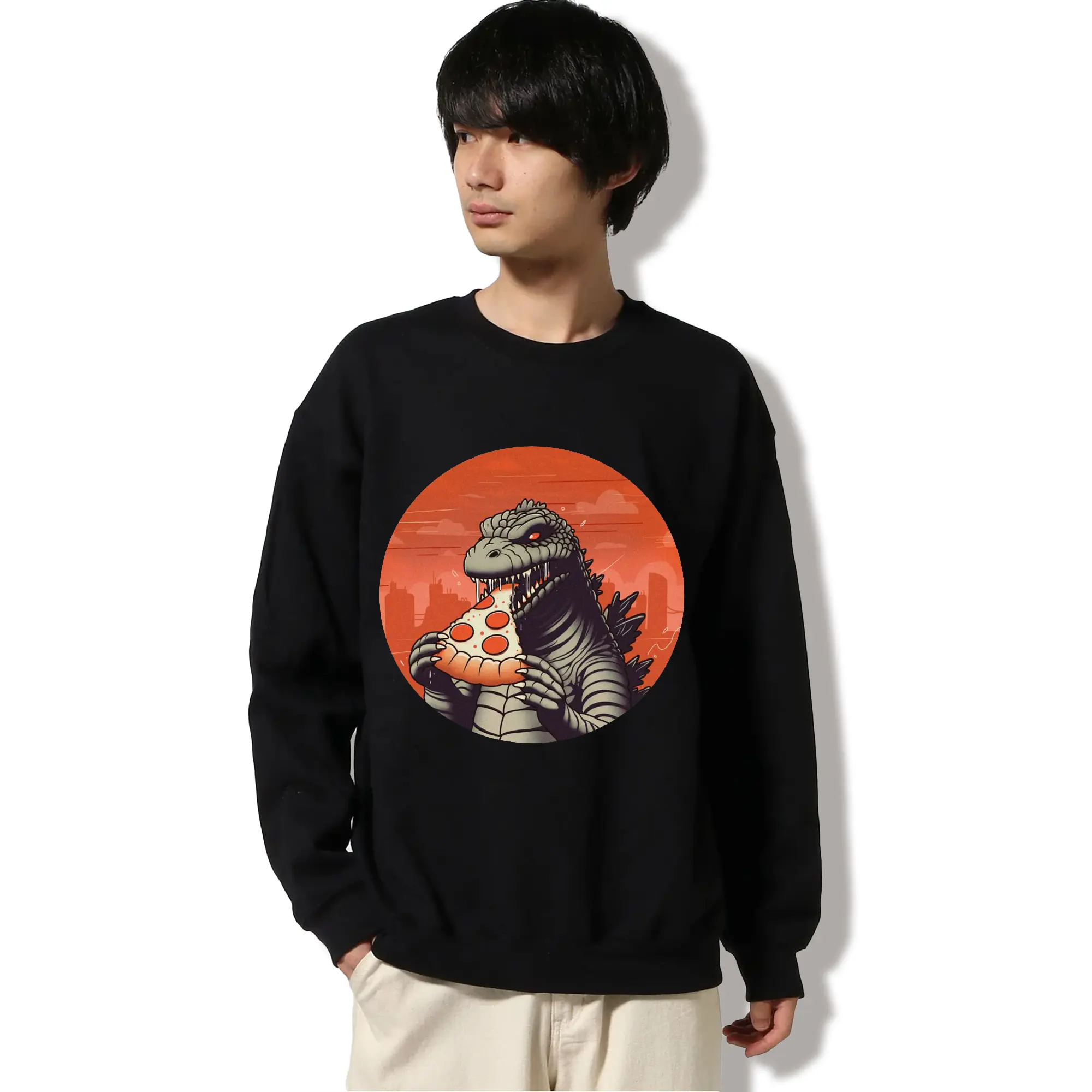 ゴジラの食事タイム