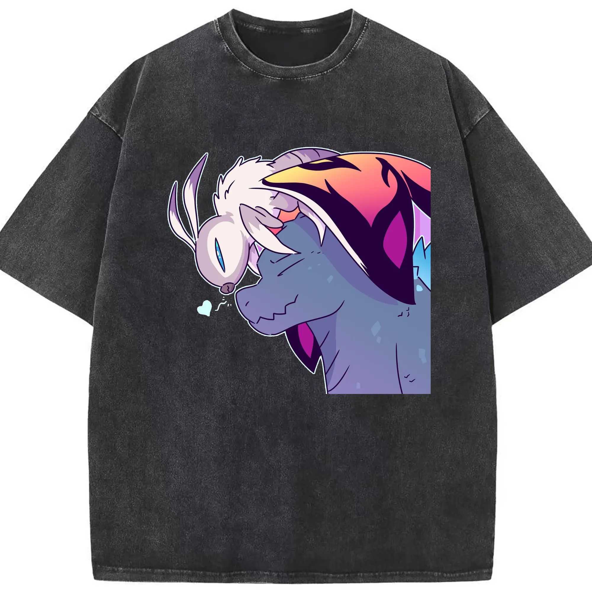 ゴジラとモスラ Mothra - 綿100％ ヴィンテージ風 半袖Tシャツ ・ フロントプリント ・ 柔らか肌触り ・ 通気性 快適 ・ スポーツ カジュアル 外出用