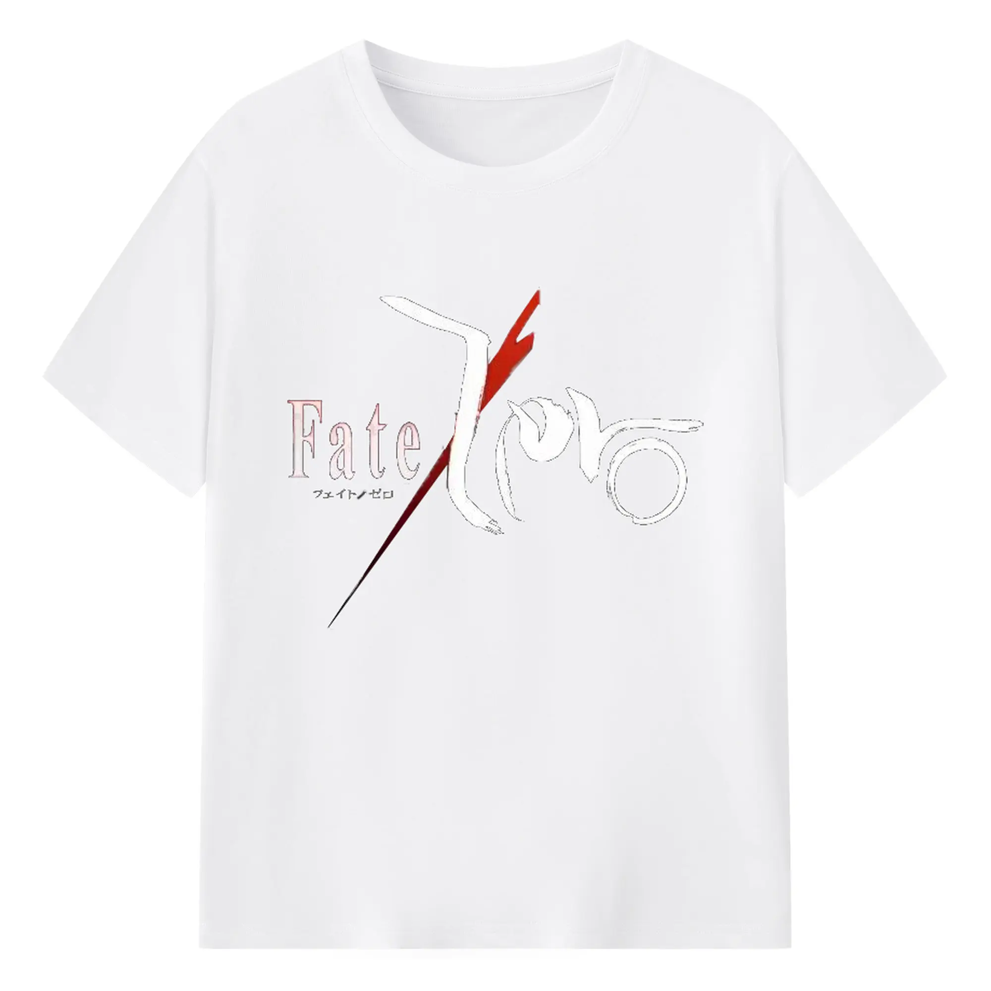 グランドオーダー FGOロゴ - 綿100％ 半袖Tシャツ ・ フロントプリント ・ 快適 通気性 ・ 日常使い 散歩 スポーツ用