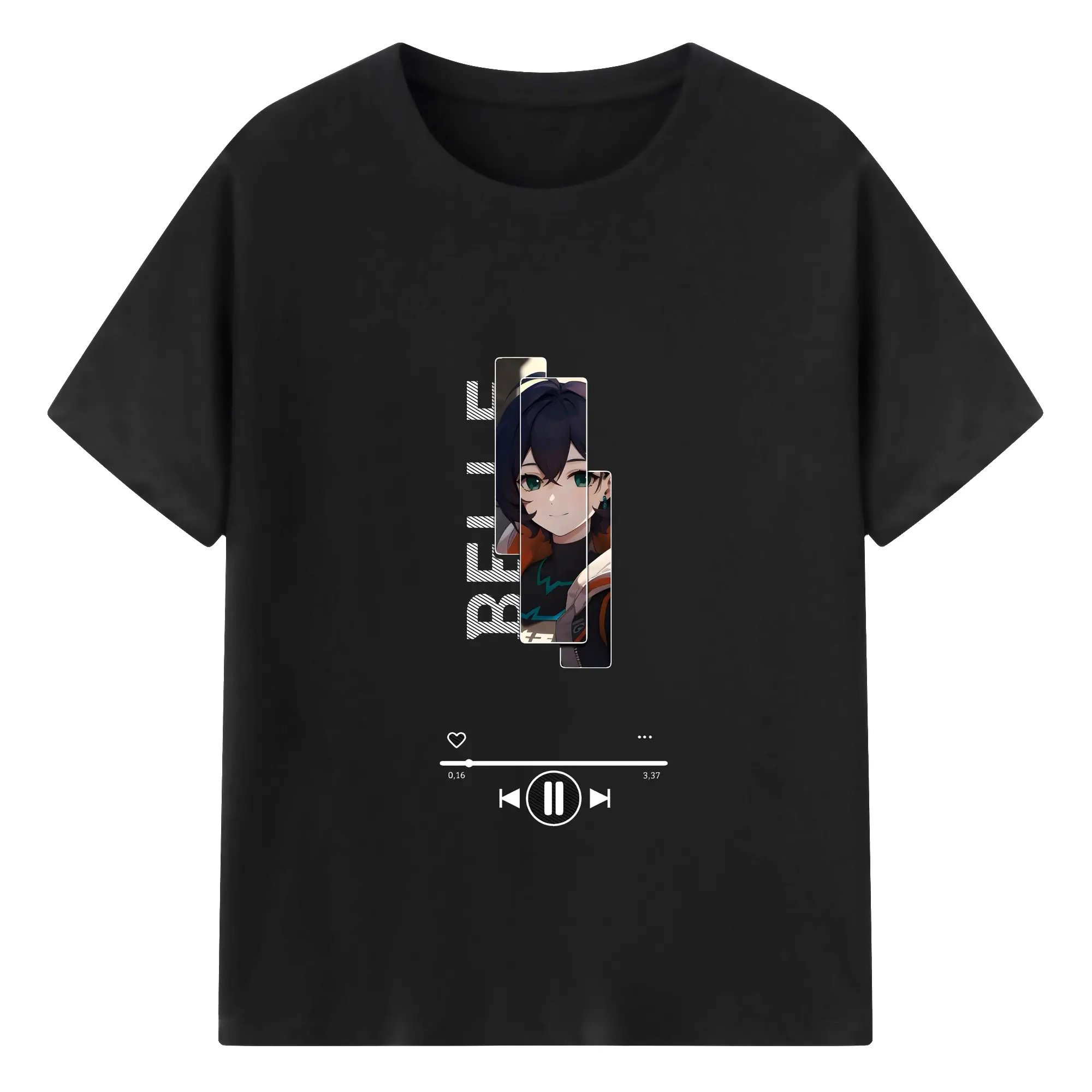 ゼンレスゾーンゼロ グレース・ハワード - 綿100％ 半袖Tシャツ ・ フロントプリント ・ 快適 通気性 ・ 日常使い 散歩 スポーツ用