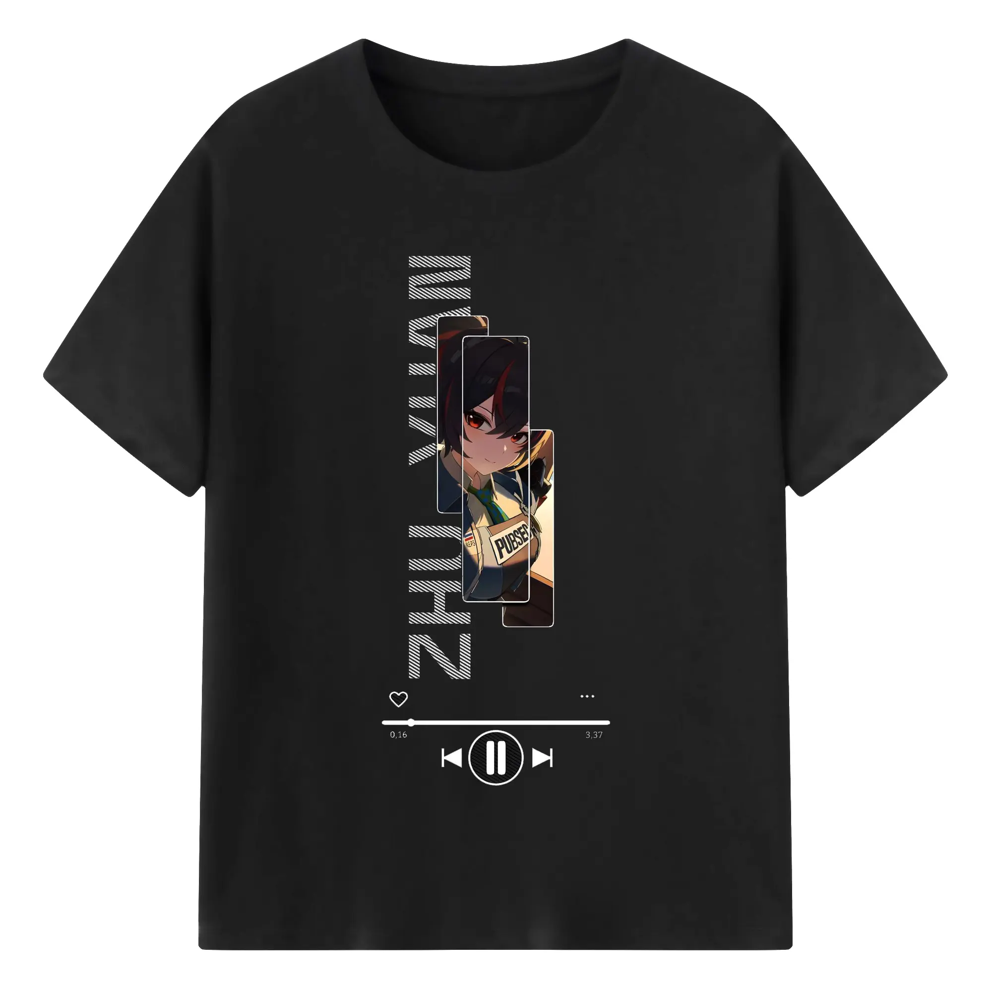 ゼンレスゾーンゼロ グレース・ハワード - 綿100％ 半袖Tシャツ ・ フロントプリント ・ 快適 通気性 ・ 日常使い 散歩 スポーツ用