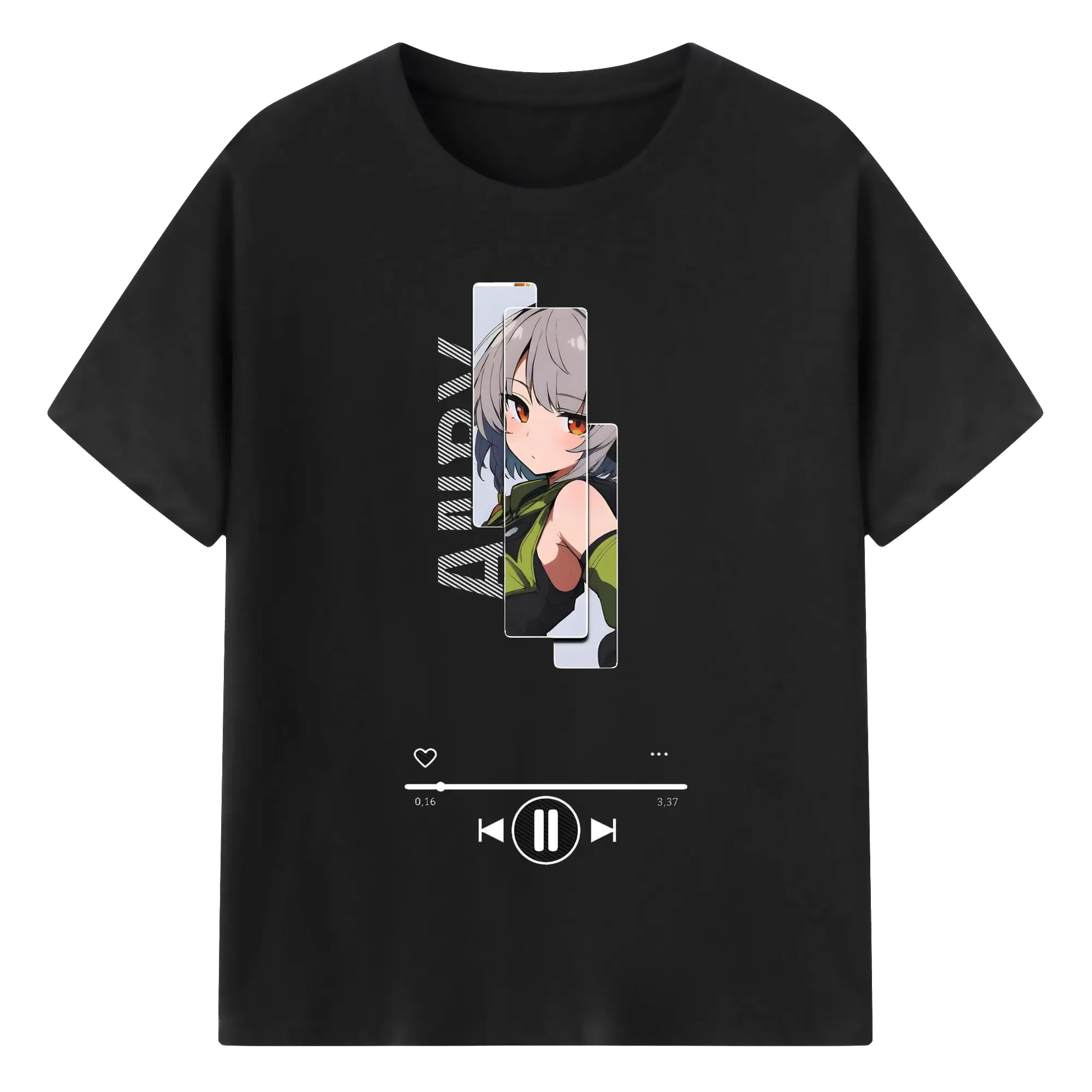 ゼンレスゾーンゼロ アンビー - 綿100％ 半袖Tシャツ ・ フロントプリント ・ 快適 通気性 ・ 日常使い 散歩 スポーツ用