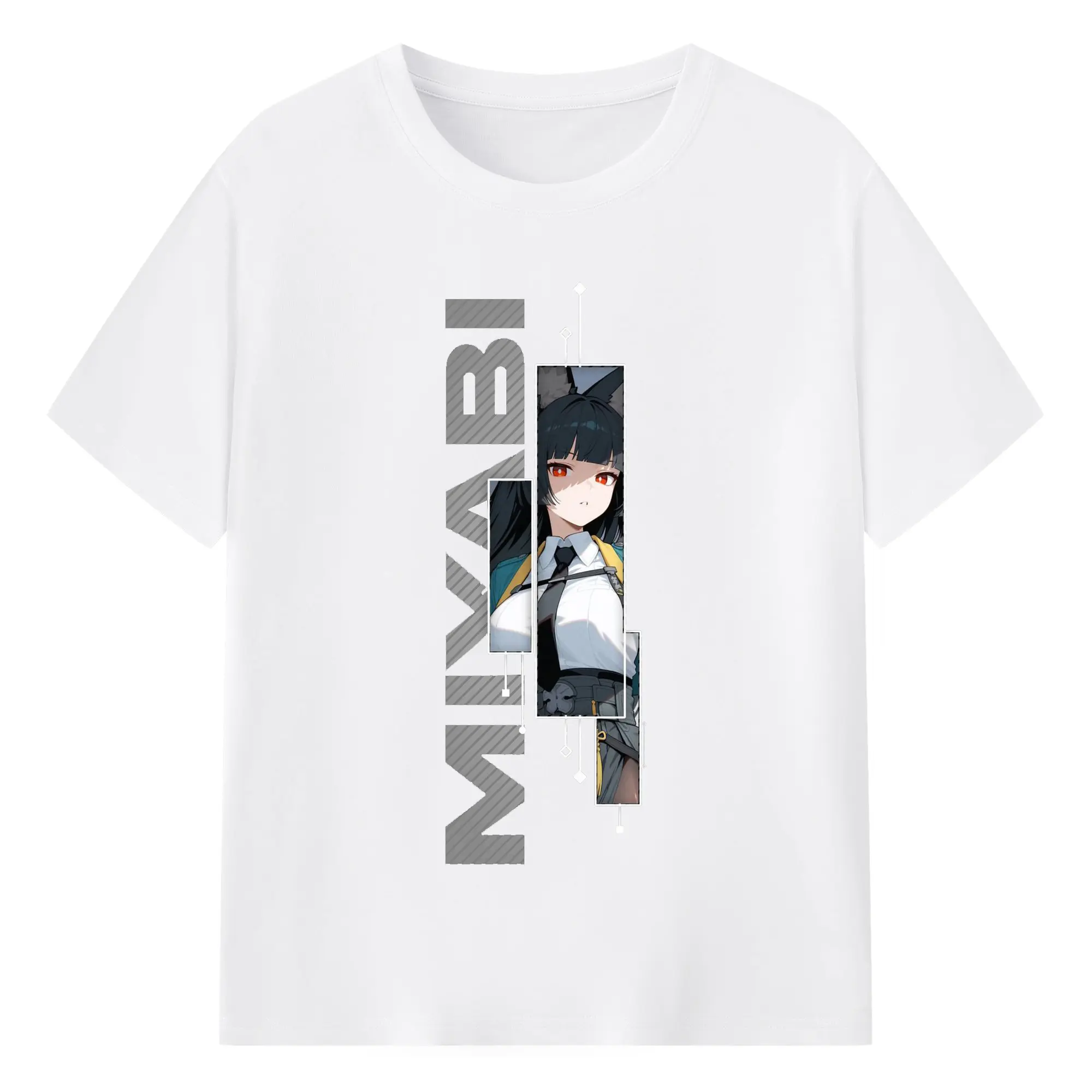 ゼンレスゾーンゼロ 星見 雅 - 綿100％ 半袖Tシャツ ・ フロントプリント ・ 快適 通気性 ・ 日常使い 散歩 スポーツ用