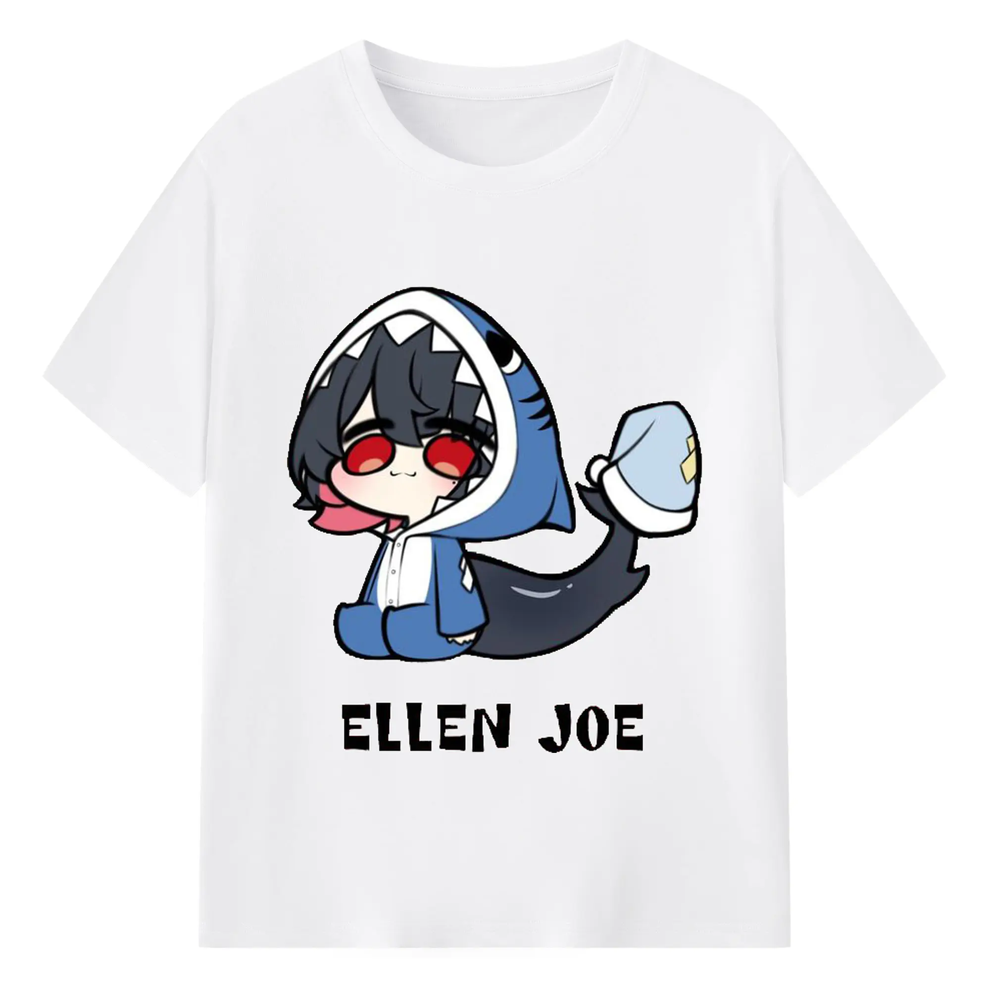 ゼンレスゾーンゼロ フォルメキャラ 工リン・ジヨー - 綿100％ 半袖Tシャツ ・ フロントプリント ・ 快適 通気性 ・ 日常使い 散歩 スポーツ用