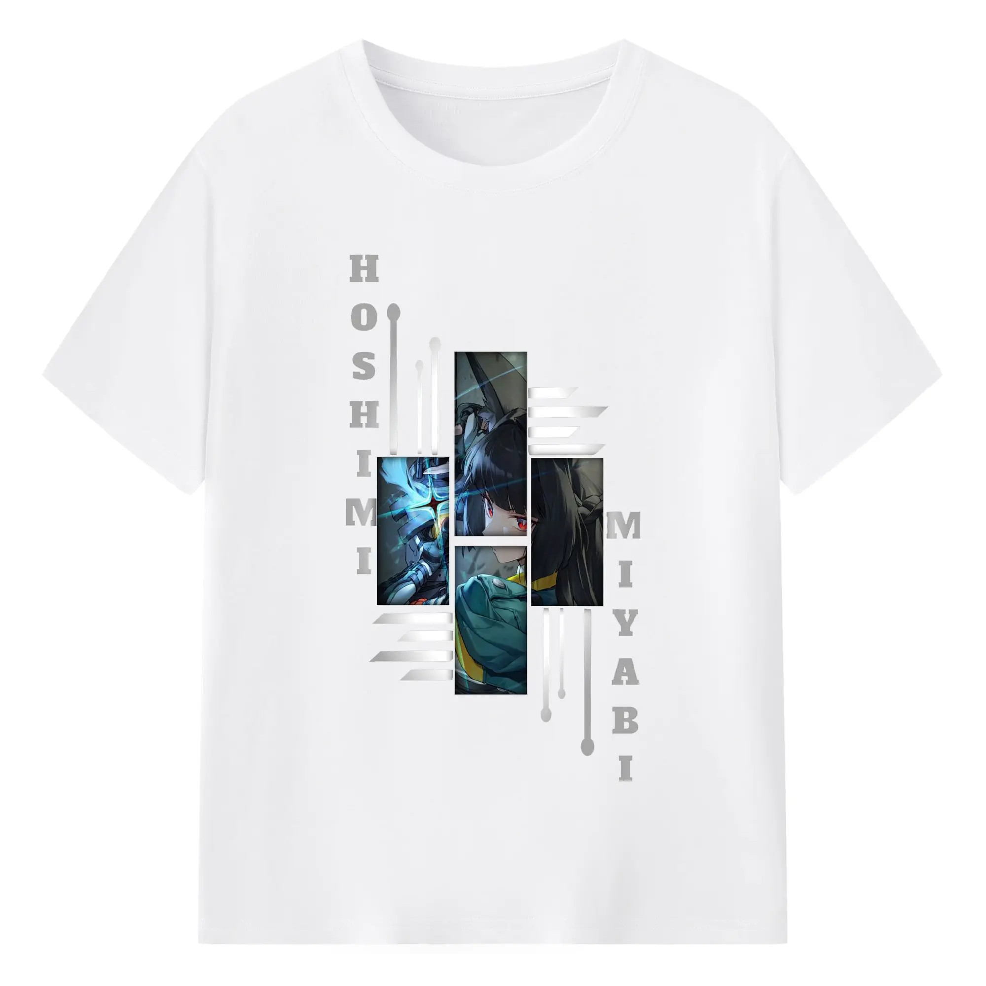 ゼンレスゾーンゼロ 星見 雅 - 綿100％ 半袖Tシャツ ・ フロントプリント ・ 快適 通気性 ・ 日常使い 散歩 スポーツ用