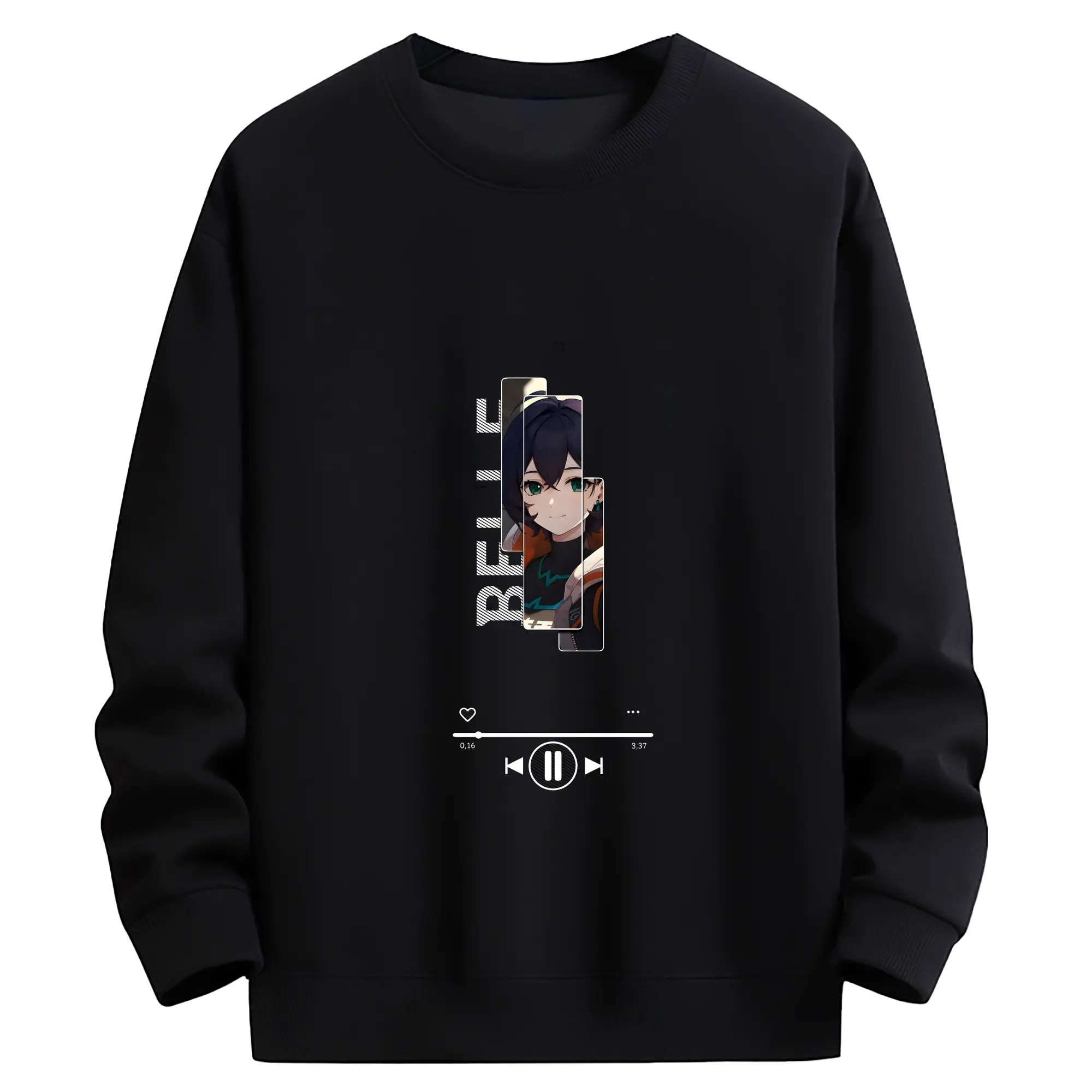 ゼンレスゾーンゼロ グレース・ハワード - 高品質 クルーネック スウェット ・ コットン59％ ポリエステル41％ ・ ユニセックス 長袖 トレーナー ・ カジュアル デイリー スポーツ 散歩用