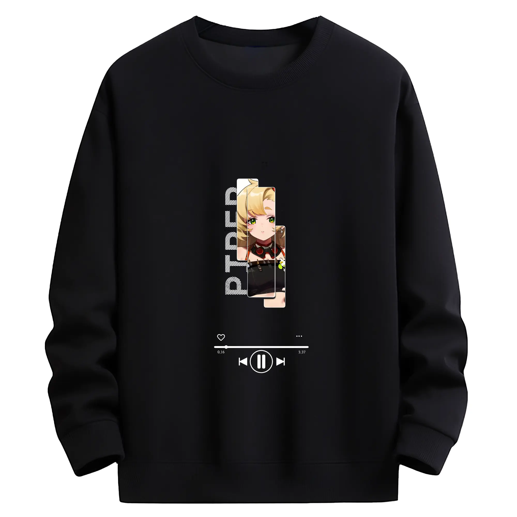 ゼンレスゾーンゼロ パイパー・ホイール - 高品質 クルーネック スウェット ・ コットン59％ ポリエステル41％ ・ ユニセックス 長袖 トレーナー ・ カジュアル デイリー スポーツ 散歩用