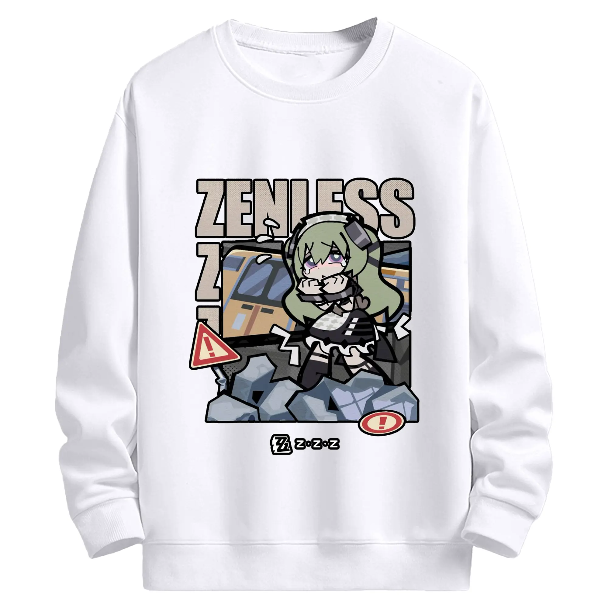 ゼンレスゾーンゼロ フォルメキャラ カリン・ウイリス - 高品質 クルーネック スウェット ・ コットン59％ ポリエステル41％ ・ ユニセックス 長袖 トレーナー ・ カジュアル デイリー スポーツ 散歩用