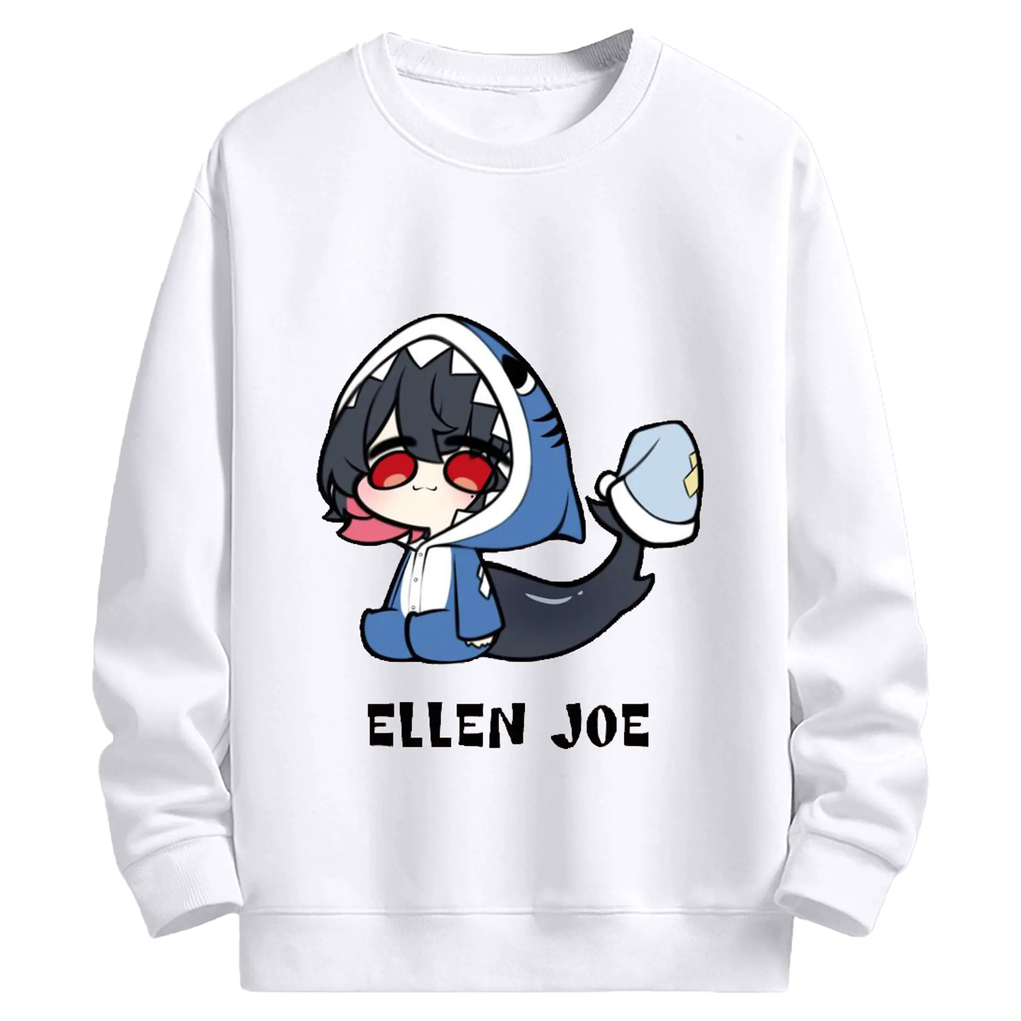 ゼンレスゾーンゼロ フォルメキャラ 工リン・ジヨー - 高品質 クルーネック スウェット ・ コットン59％ ポリエステル41％ ・ ユニセックス 長袖 トレーナー ・ カジュアル デイリー スポーツ 散歩用