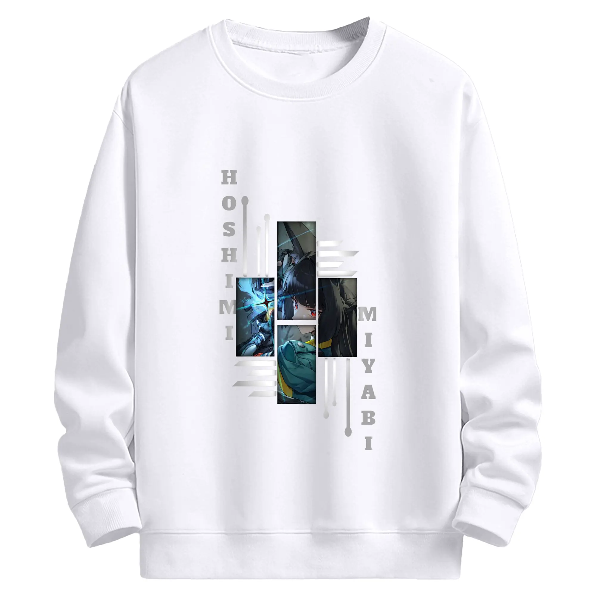 ゼンレスゾーンゼロ 星見 雅 - 高品質 クルーネック スウェット ・ コットン59％ ポリエステル41％ ・ ユニセックス 長袖 トレーナー ・ カジュアル デイリー スポーツ 散歩用