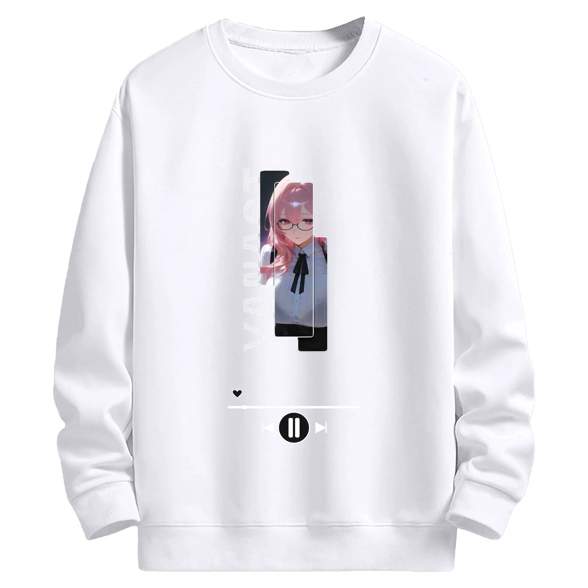 ゼンレスゾーンゼロ 月城柳 - 高品質 クルーネック スウェット ・ コットン59％ ポリエステル41％ ・ ユニセックス 長袖 トレーナー ・ カジュアル デイリー スポーツ 散歩用