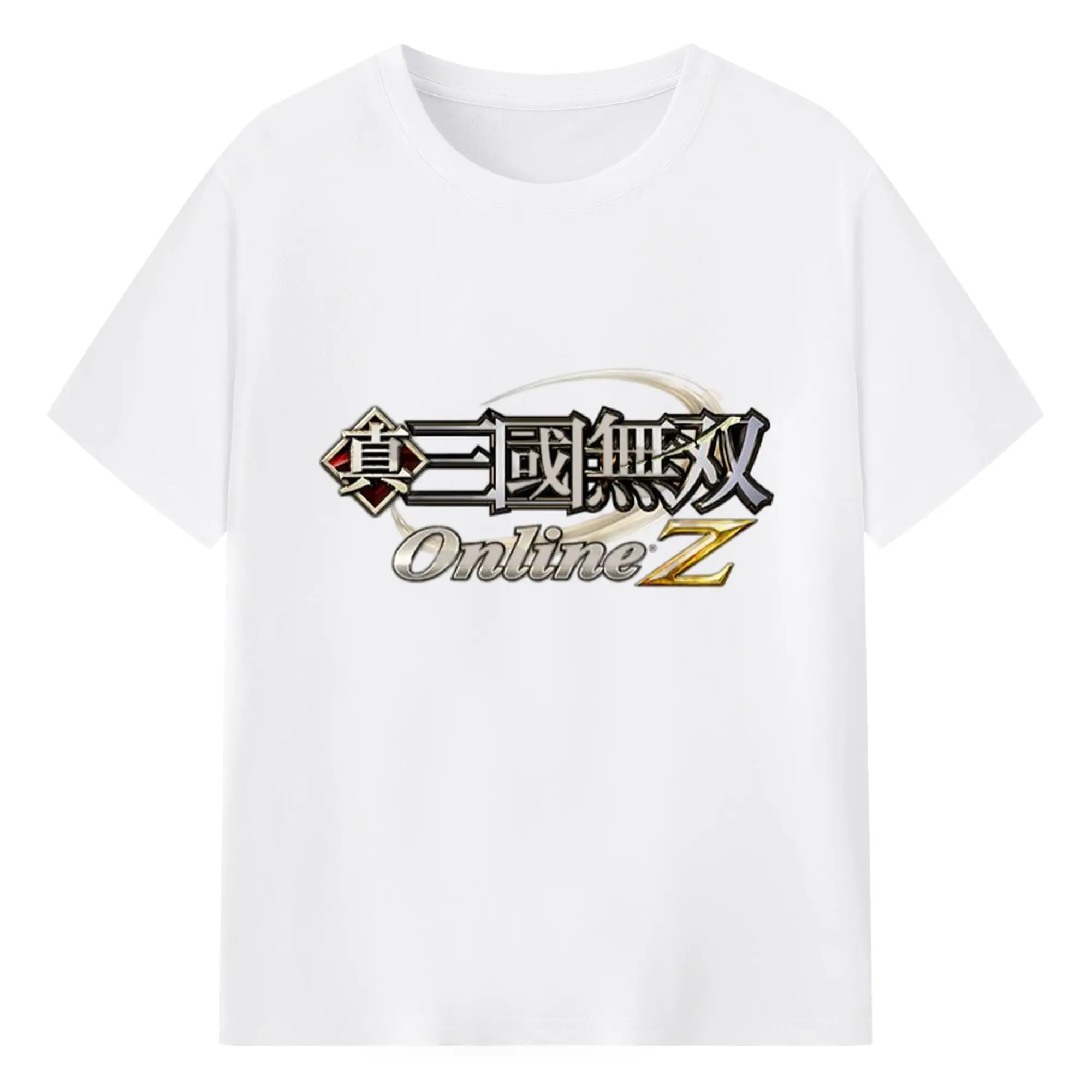期間限定 コーエー（KOEI）真・三國無双 コレクション - 綿100％ 半袖Tシャツ ・ フロントプリント ・ 快適 通気性 ・ 日常使い 散歩 スポーツ用