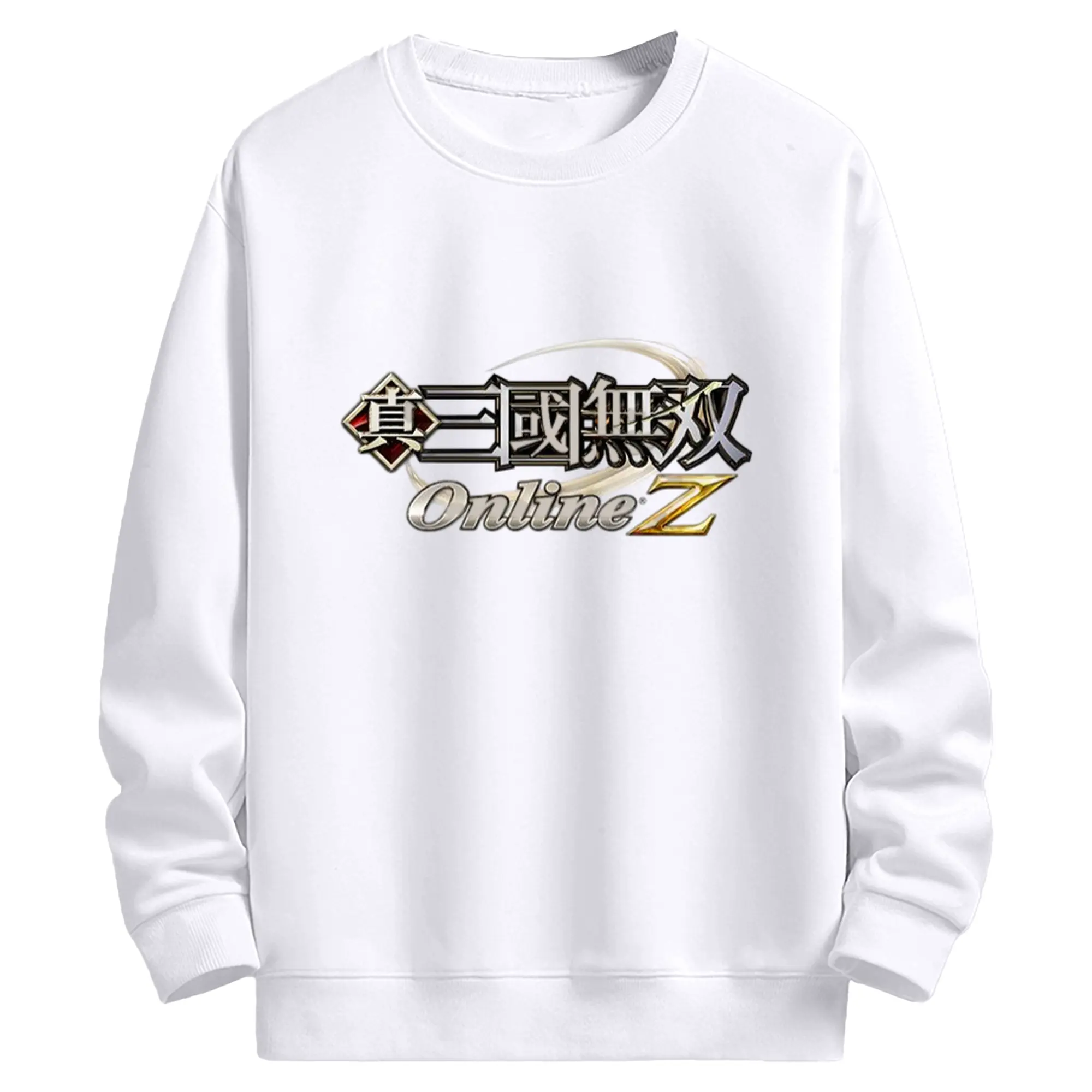 期間限定 コーエー（KOEI）真・三國無双 コレクション - 高品質 クルーネック スウェット ・ コットン59％ ポリエステル41％ ・ ユニセックス 長袖 トレーナー ・ カジュアル デイリー スポーツ 散歩用