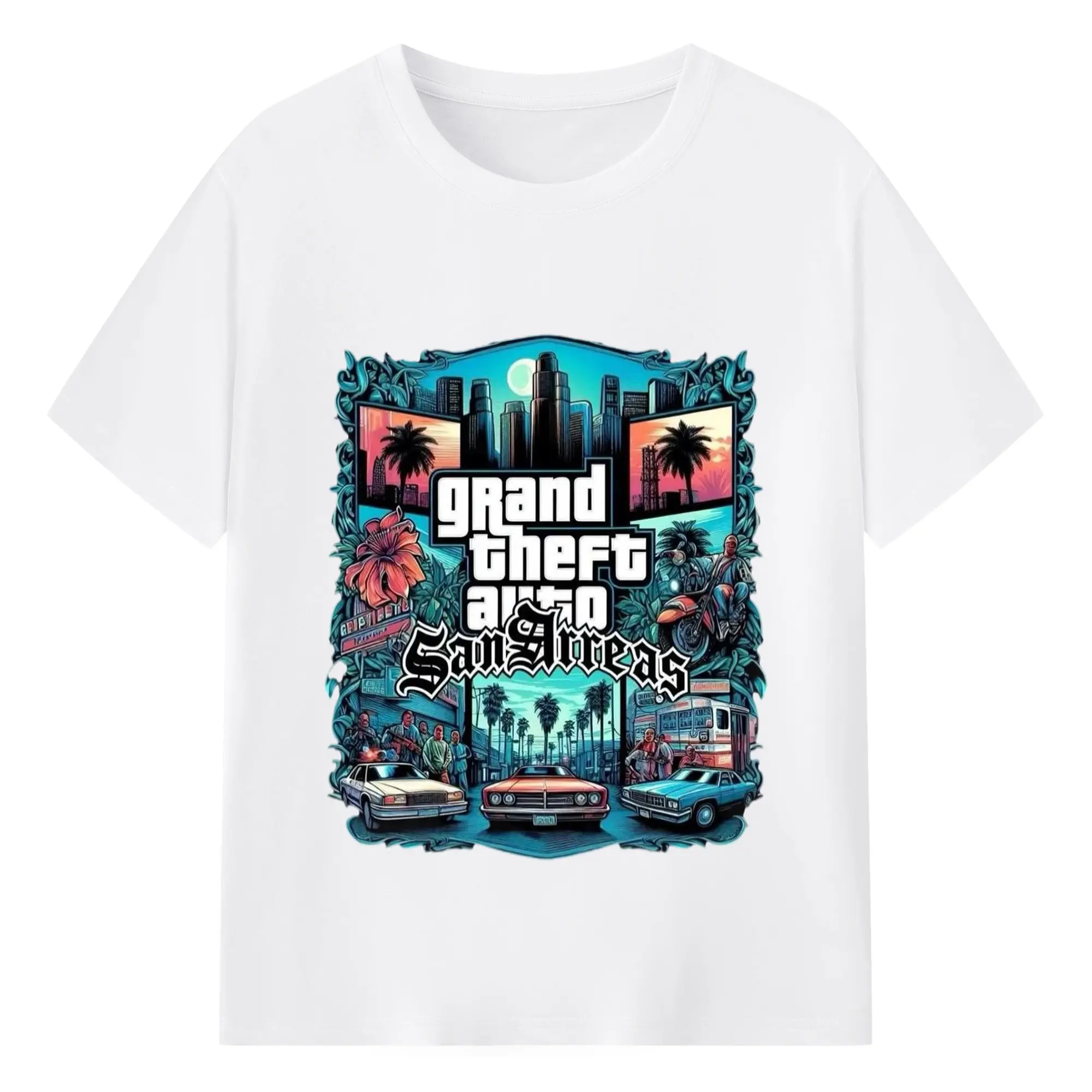 綿100％ 半袖Tシャツ ・ フロントプリント ・ 快適 通気性 ・ 日常使い 散歩 スポーツ用