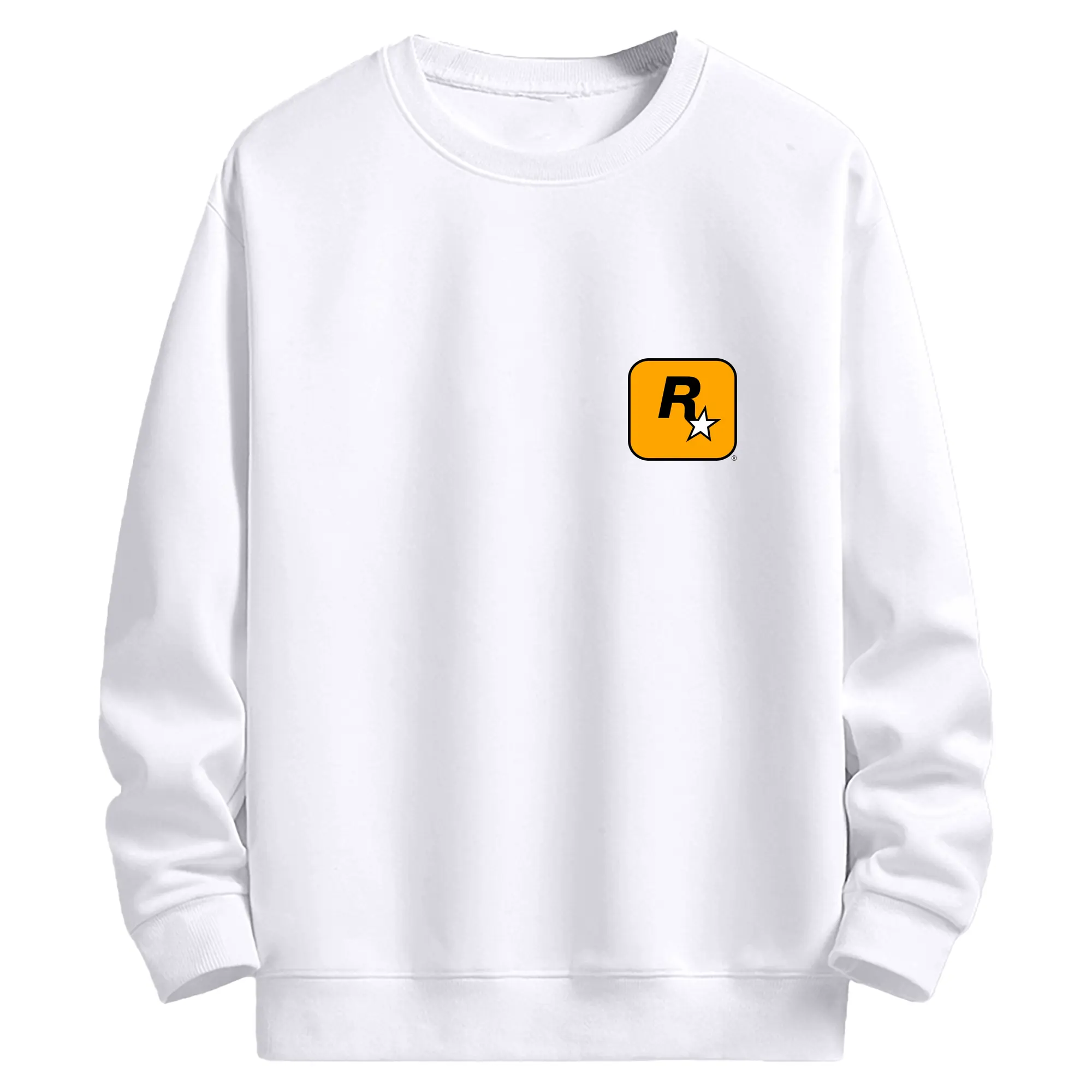 高品質 クルーネック スウェット ・ コットン59％ ポリエステル41％ ・ ユニセックス 長袖 トレーナー ・ カジュアル デイリー スポーツ 散歩用