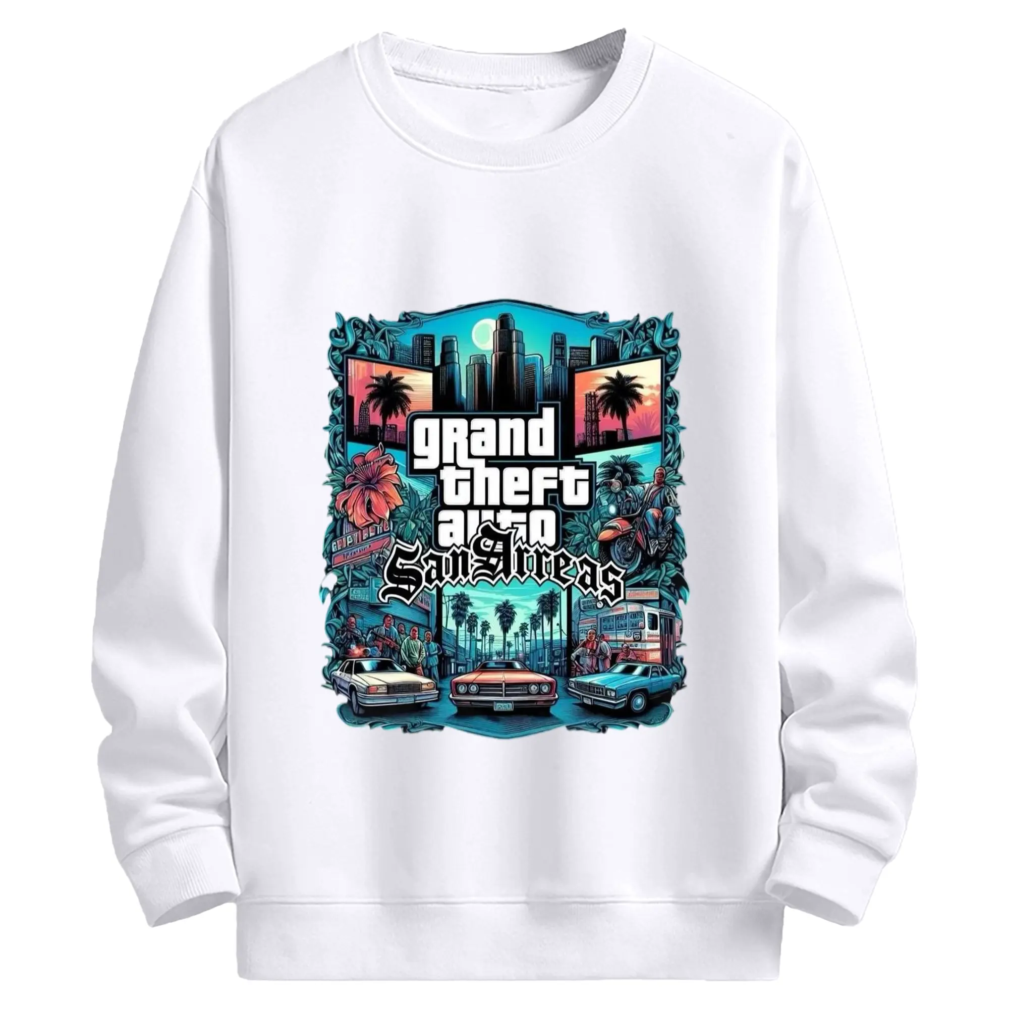 高品質 クルーネック スウェット ・ コットン59％ ポリエステル41％ ・ ユニセックス 長袖 トレーナー ・ カジュアル デイリー スポーツ 散歩用