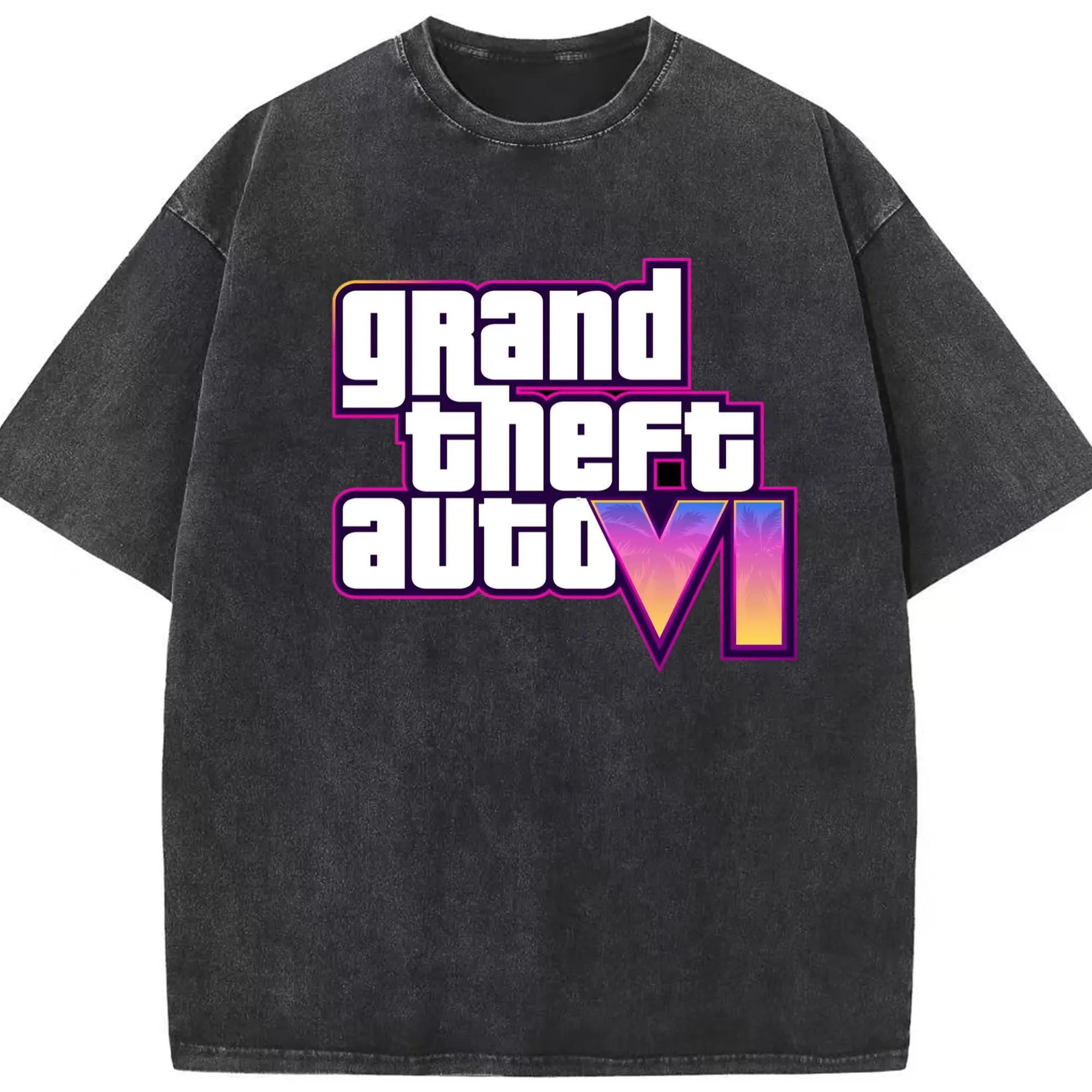 綿100％ ヴィンテージ風 半袖Tシャツ ・ フロントプリント ・ 柔らか肌触り ・ 通気性 快適 ・ スポーツ カジュアル 外出用