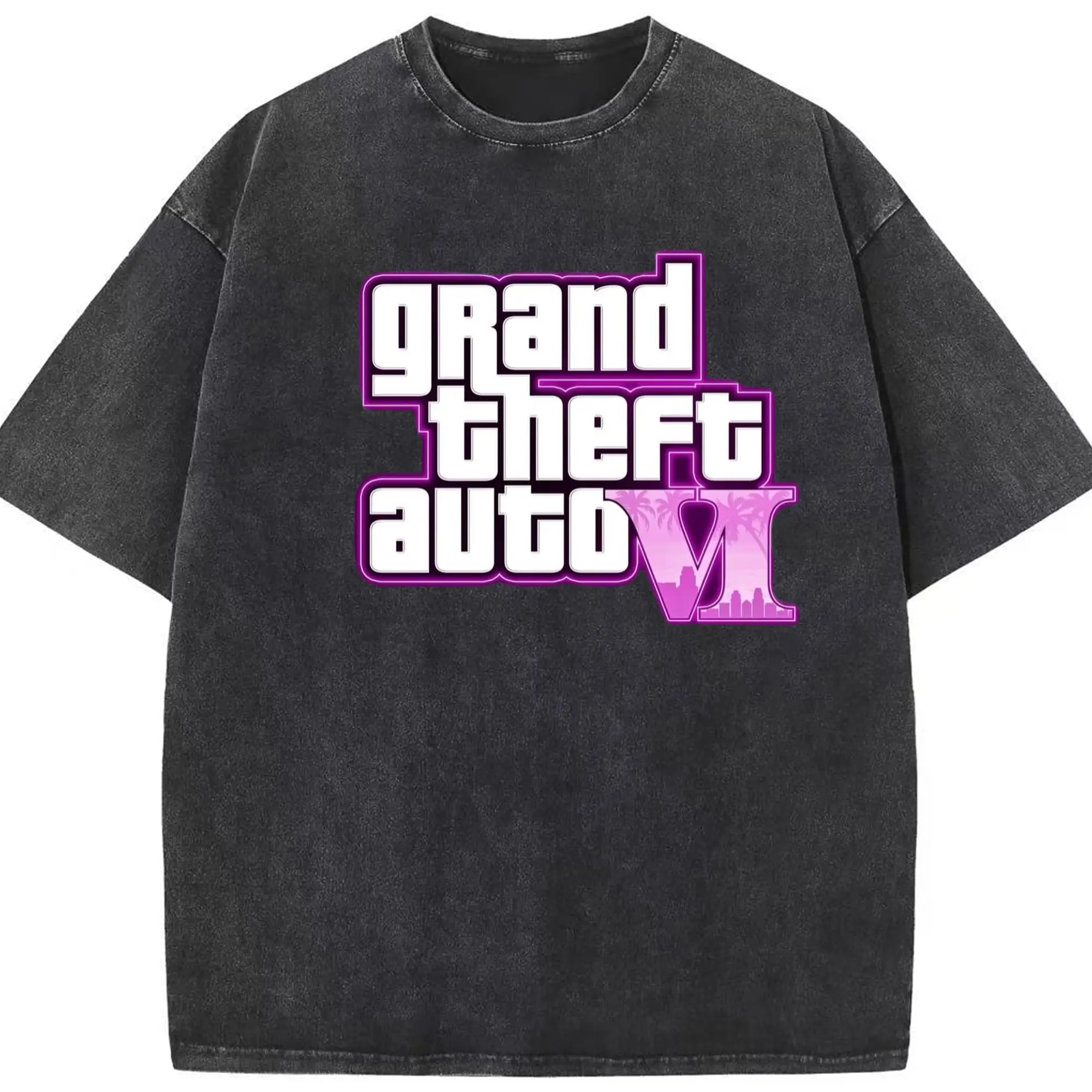 綿100％ ヴィンテージ風 半袖Tシャツ ・ フロントプリント ・ 柔らか肌触り ・ 通気性 快適 ・ スポーツ カジュアル 外出用