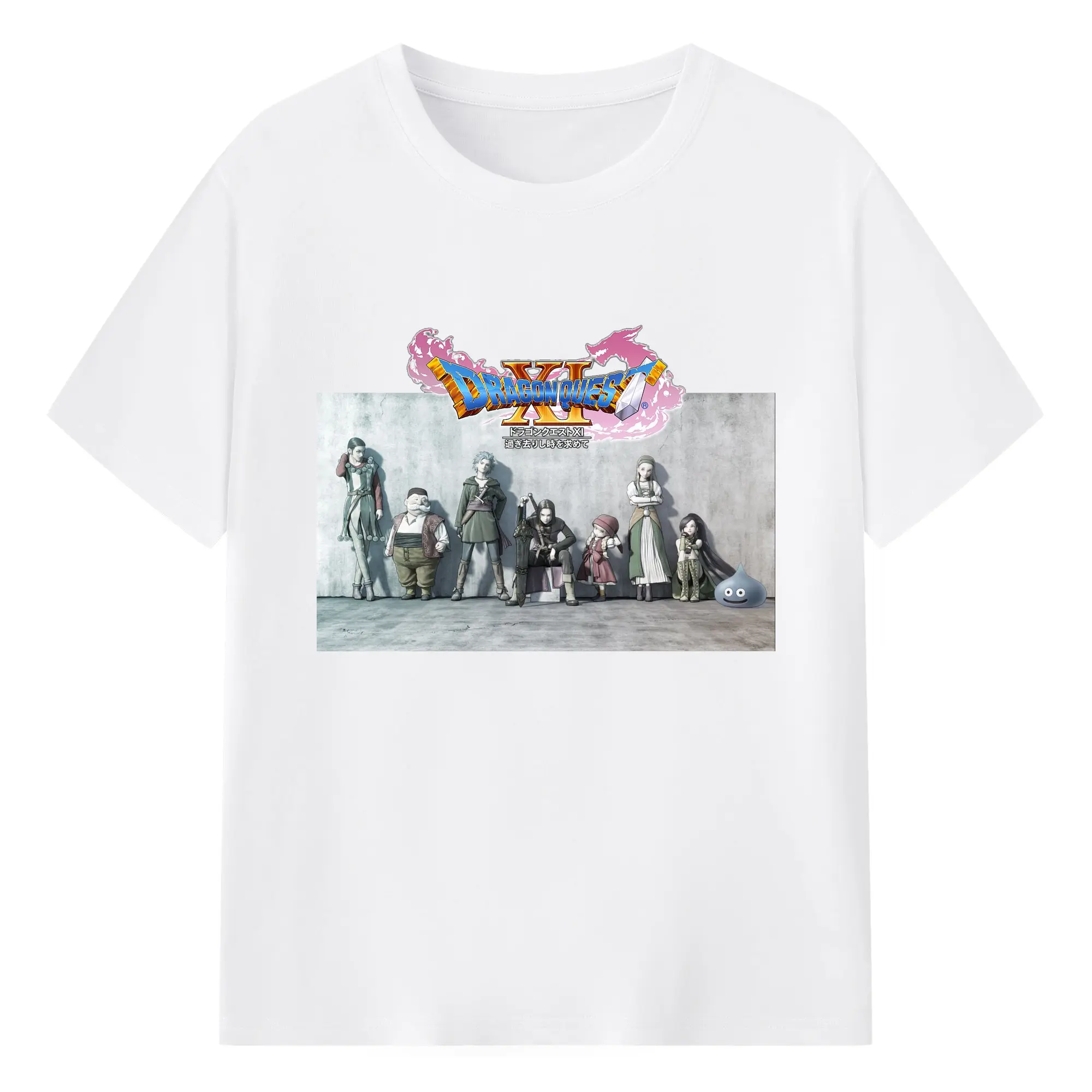 ドラゴンクエスト ドラゴンクエスト ロゴ 人気商品ランキング大集合 - 綿100％ 半袖Tシャツ ・ フロントプリント ・ 快適 通気性 ・ 日常使い 散歩 スポーツ用