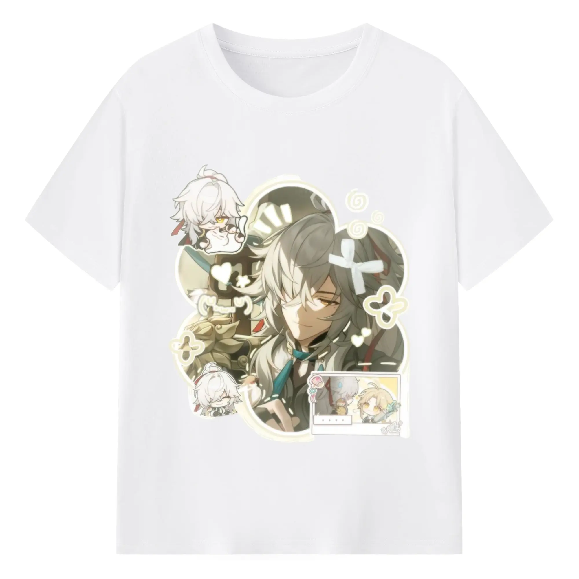 崩壊 仙舟同盟 ケイゲン - 綿100％ 半袖Tシャツ ・ フロントプリント ・ 快適 通気性 ・ 日常使い 散歩 スポーツ用