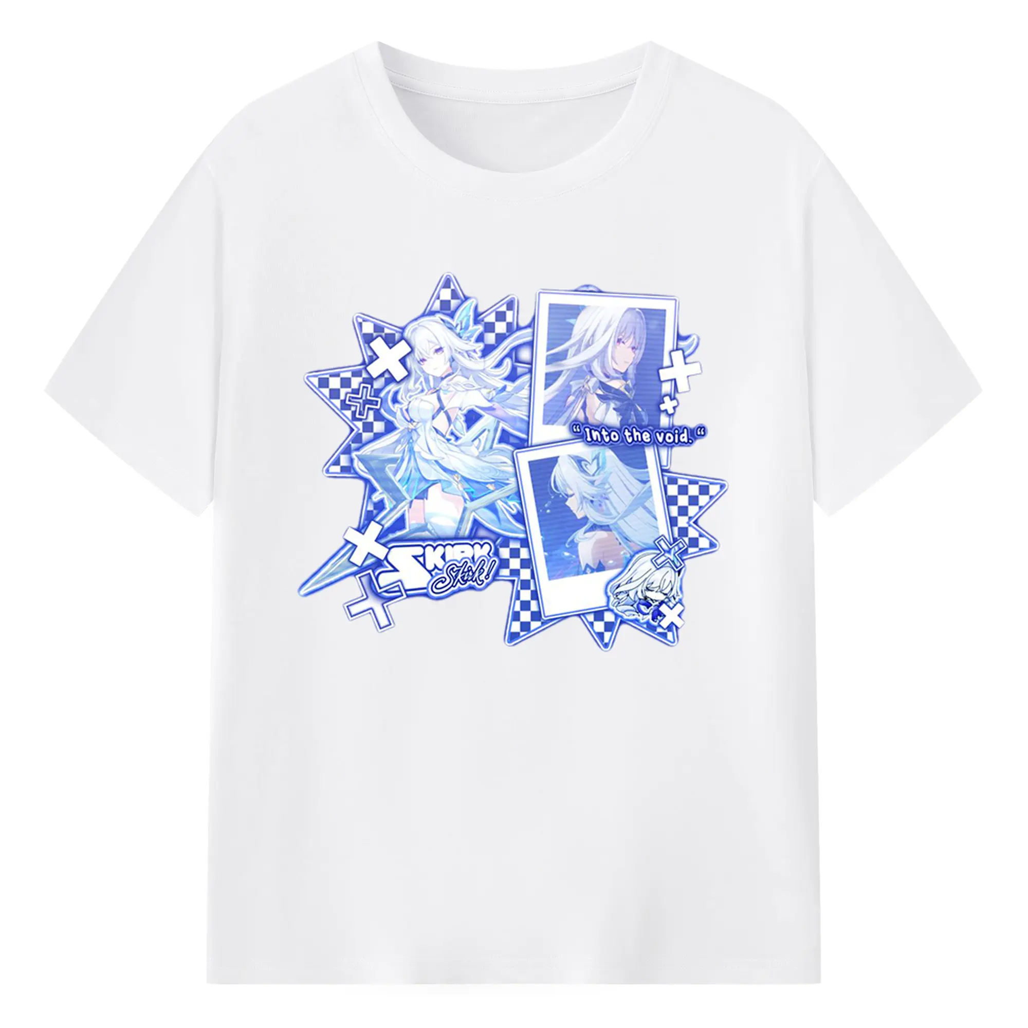 Genshin タルタリヤの師匠 スカーク - 綿100％ 半袖Tシャツ ・ フロントプリント ・ 快適 通気性 ・ 日常使い 散歩 スポーツ用