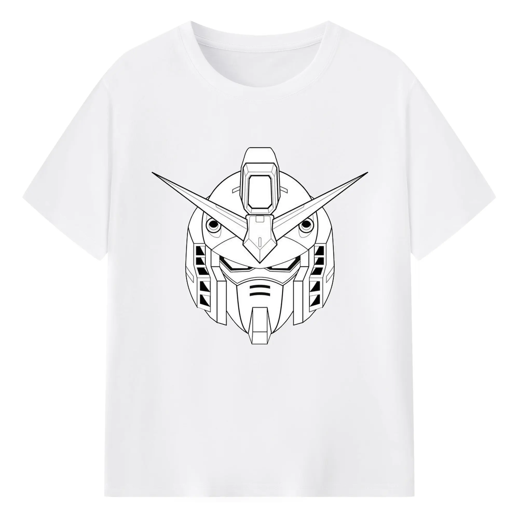 ガンダム GUNDAM ガンダムクラシック - 綿100％ 半袖Tシャツ ・ フロントプリント ・ 快適 通気性 ・ 日常使い 散歩 スポーツ用