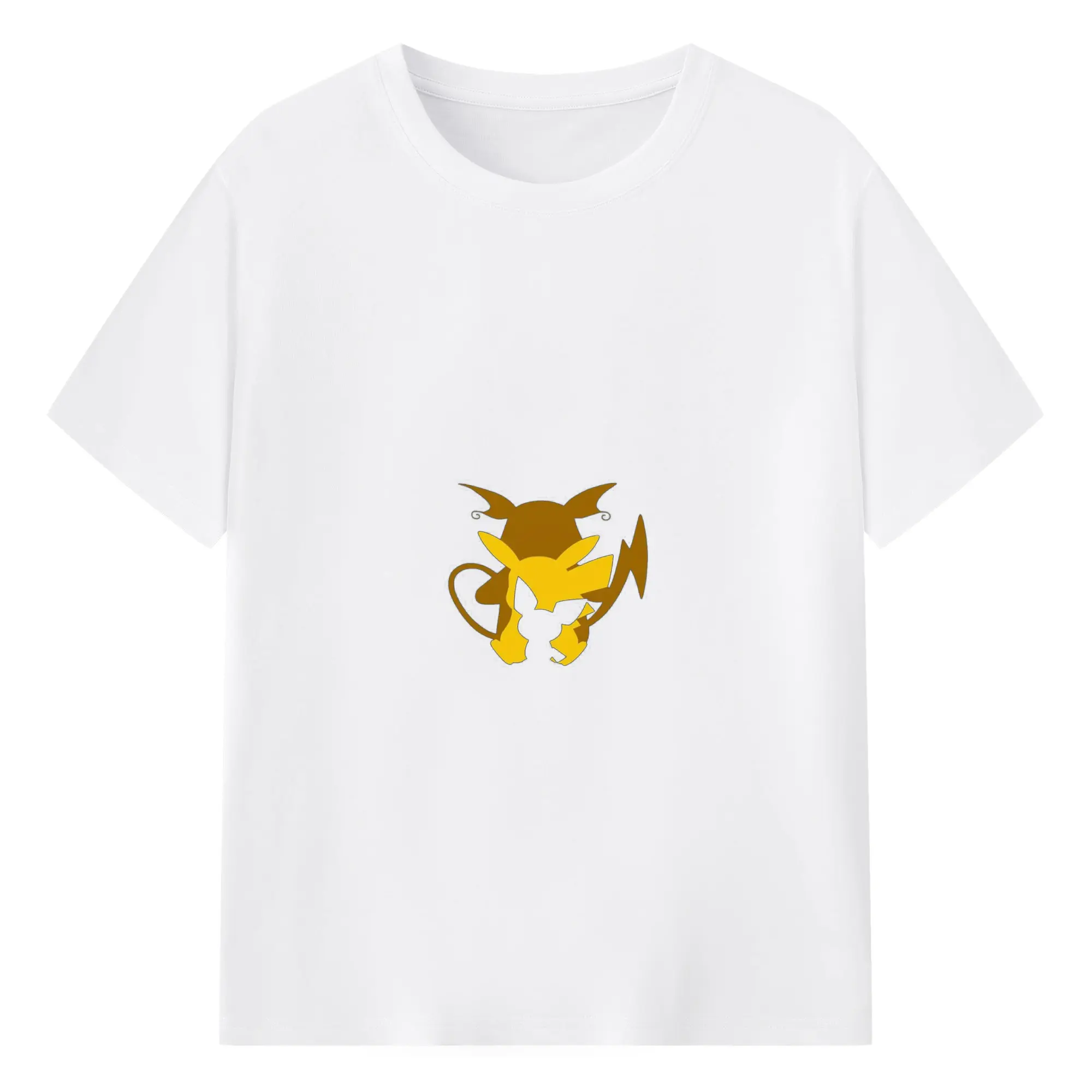 ポケモン ピカチュウ進化 - 綿100％ 半袖Tシャツ ・ フロントプリント ・ 快適 通気性 ・ 日常使い 散歩 スポーツ用