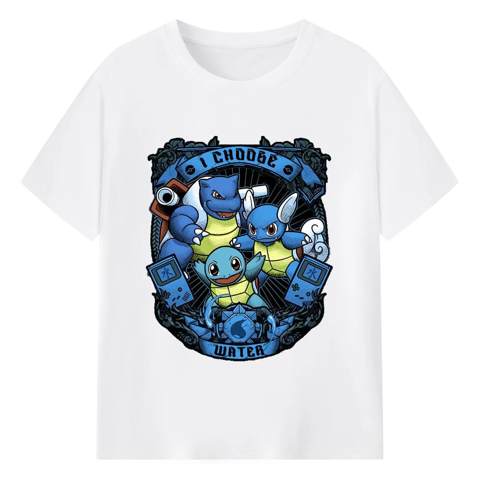ポケモン - 綿100％ 半袖Tシャツ ・ フロントプリント ・ 快適 通気性 ・ 日常使い 散歩 スポーツ用