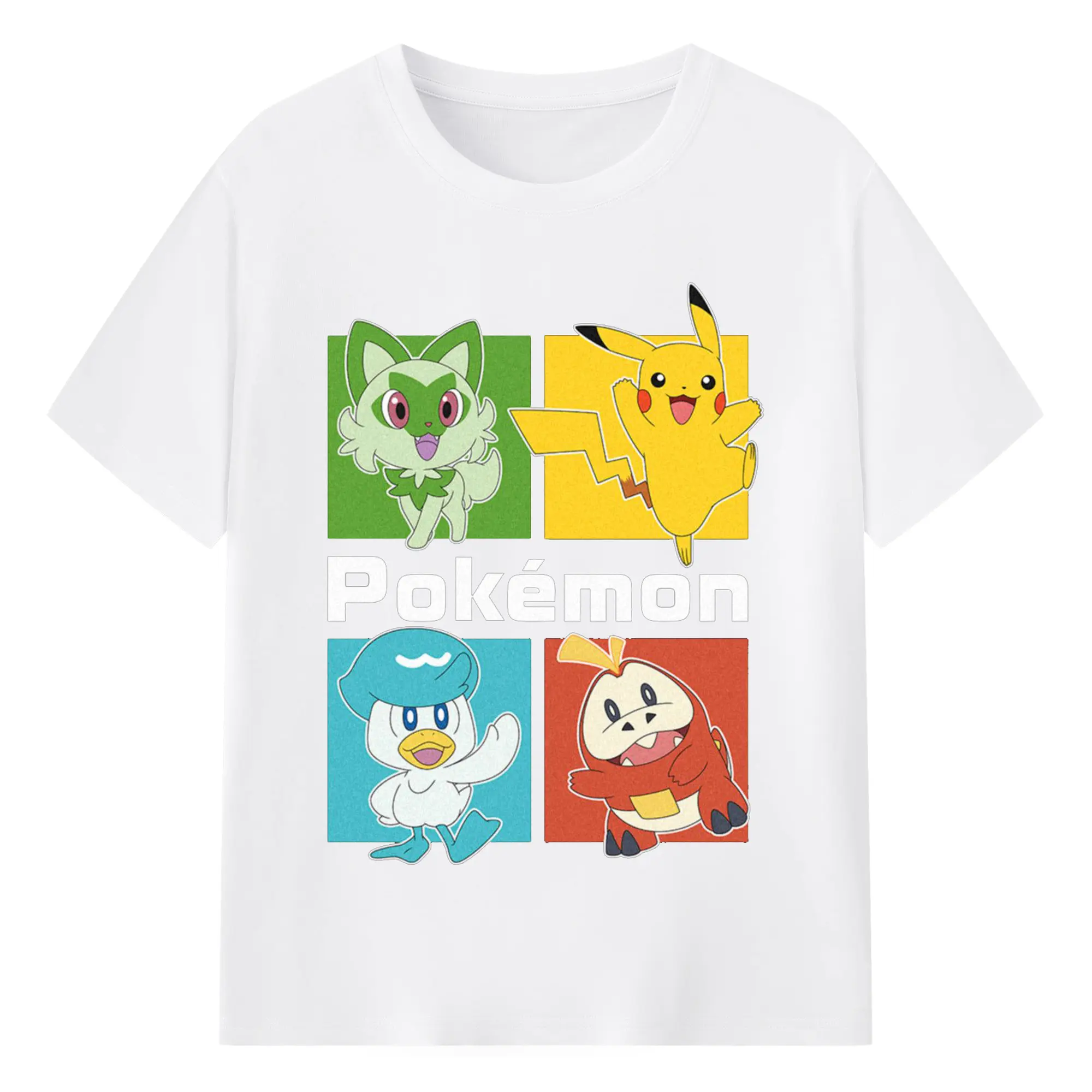 ポケモン - 綿100％ 半袖Tシャツ ・ フロントプリント ・ 快適 通気性 ・ 日常使い 散歩 スポーツ用