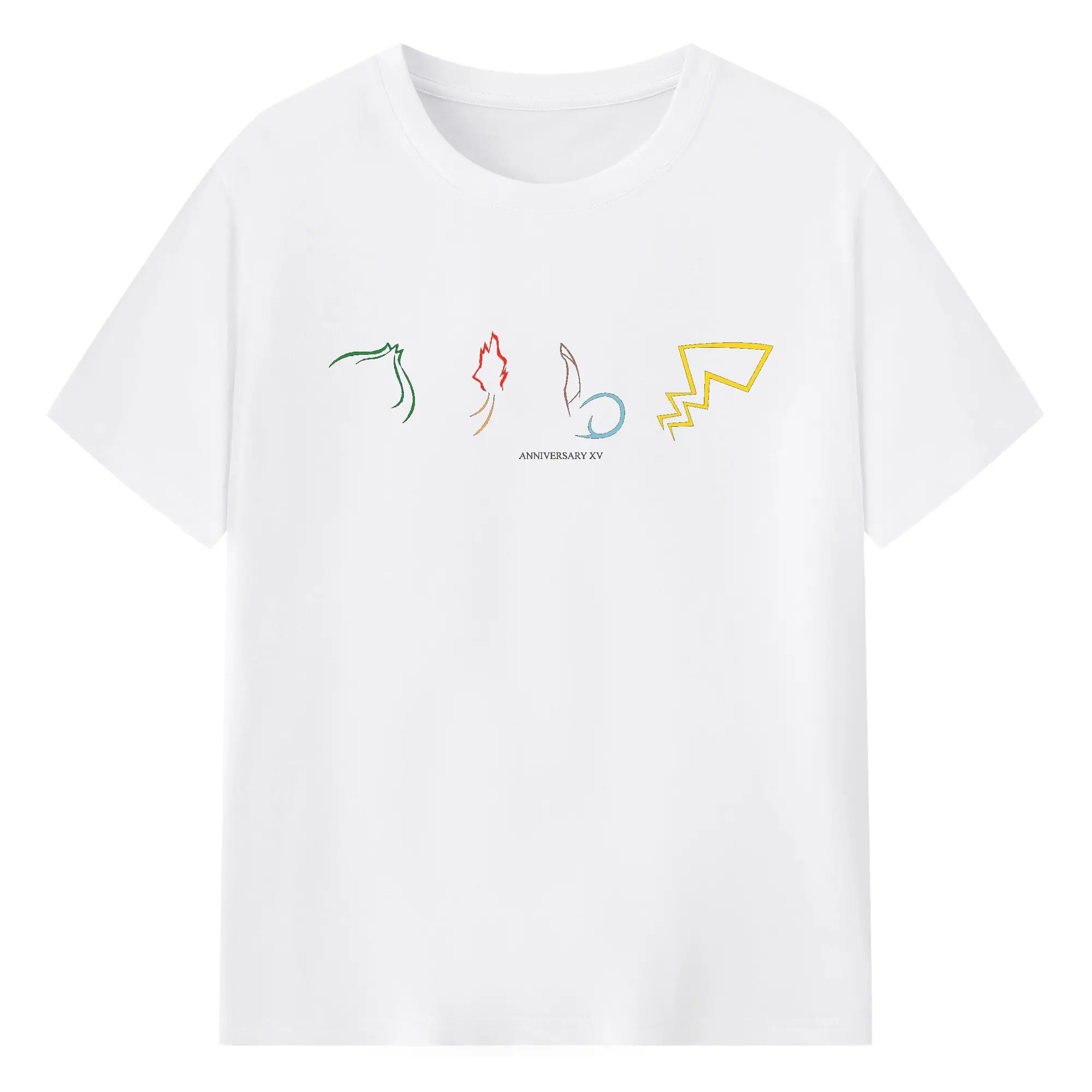 ポケモン シンプルロゴ - 綿100％ 半袖Tシャツ ・ フロントプリント ・ 快適 通気性 ・ 日常使い 散歩 スポーツ用