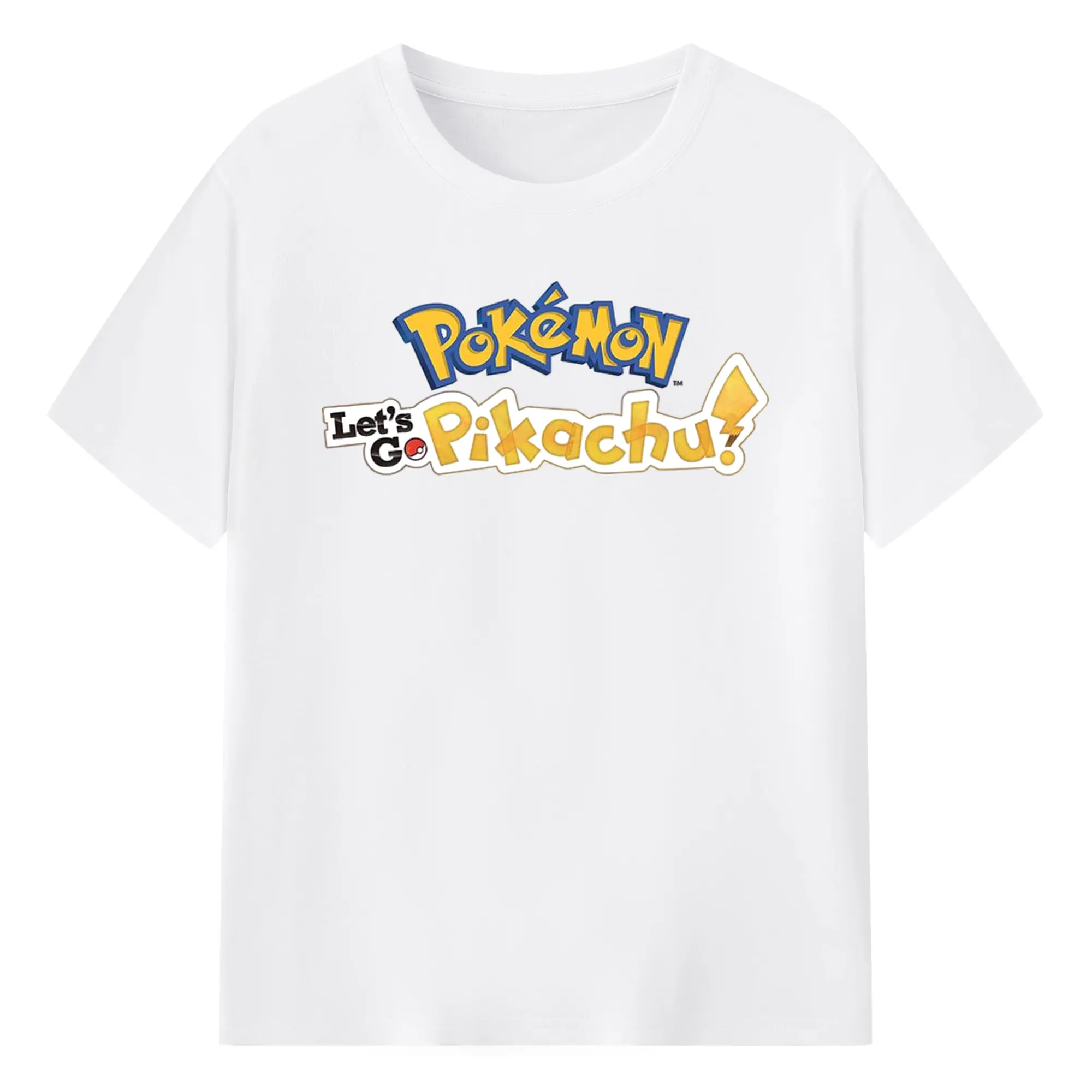 ポケモン 特別限定ロゴ - 綿100％ 半袖Tシャツ ・ フロントプリント ・ 快適 通気性 ・ 日常使い 散歩 スポーツ用