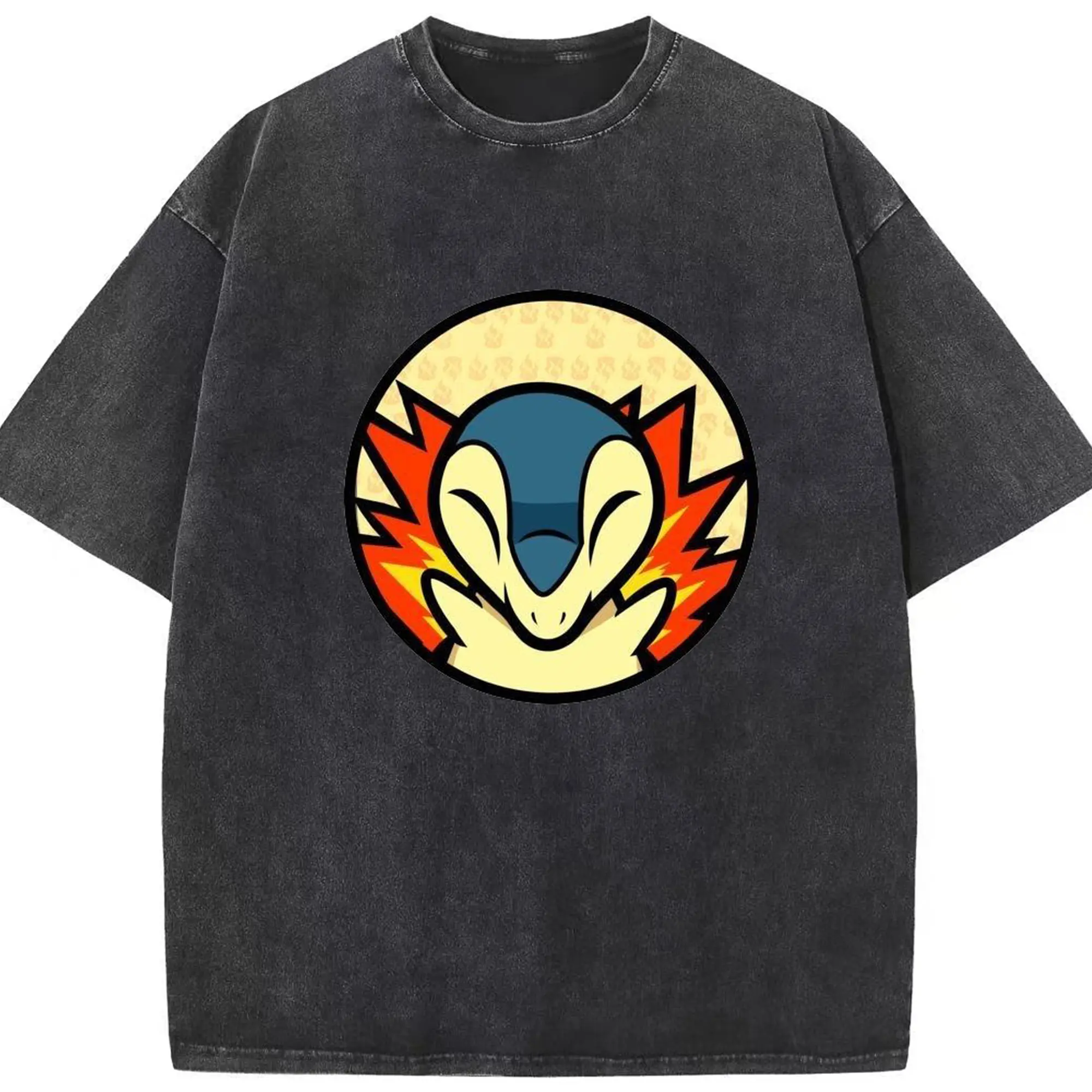 ポケモン - 綿100％ ヴィンテージ風 半袖Tシャツ ・ フロントプリント ・ 柔らか肌触り ・ 通気性 快適 ・ スポーツ カジュアル 外出用