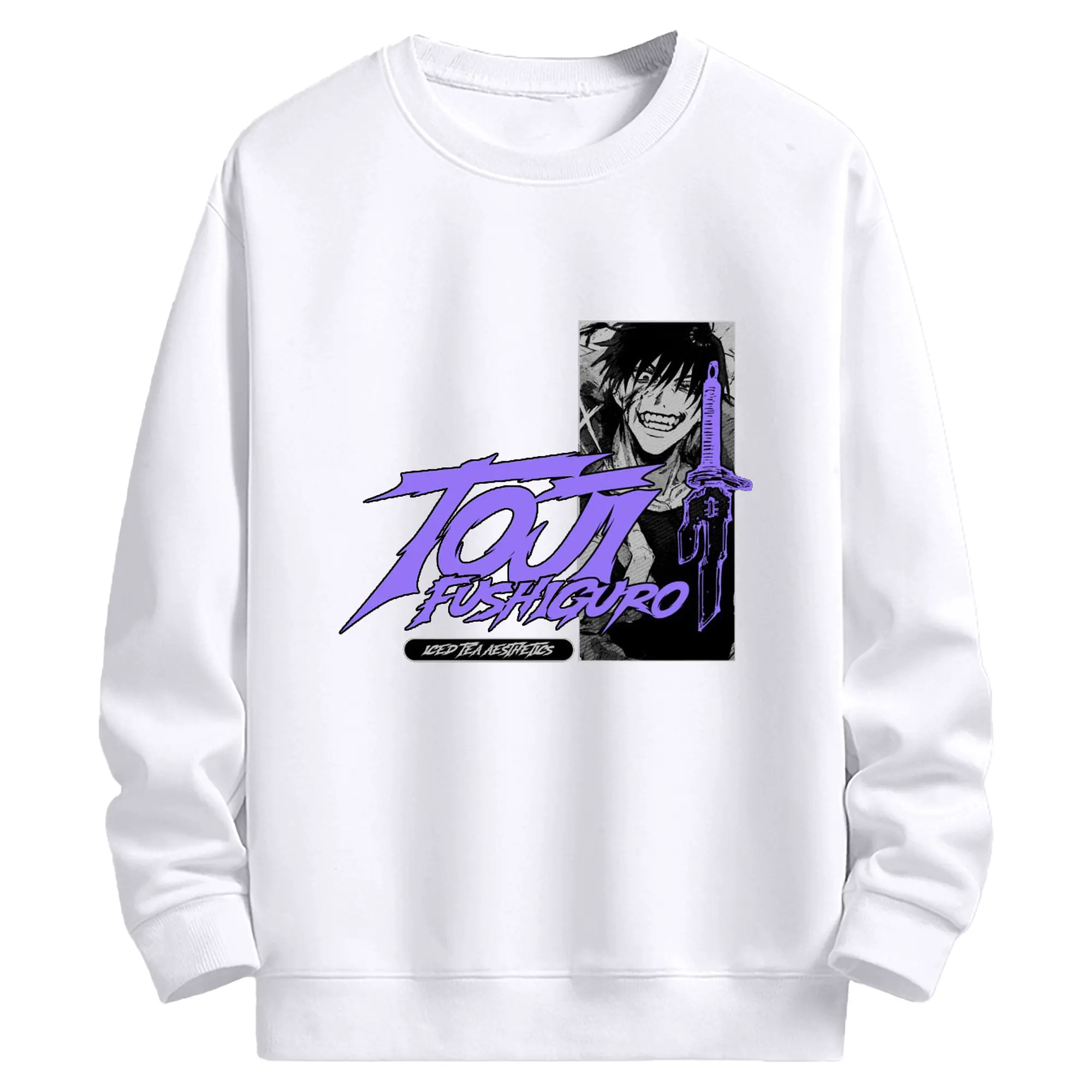 呪術廻戦 伏黒甚爾天与呪縛 - 高品質 クルーネック スウェット ・ コットン59％ ポリエステル41％ ・ ユニセックス 長袖 トレーナー ・ カジュアル デイリー スポーツ 散歩用