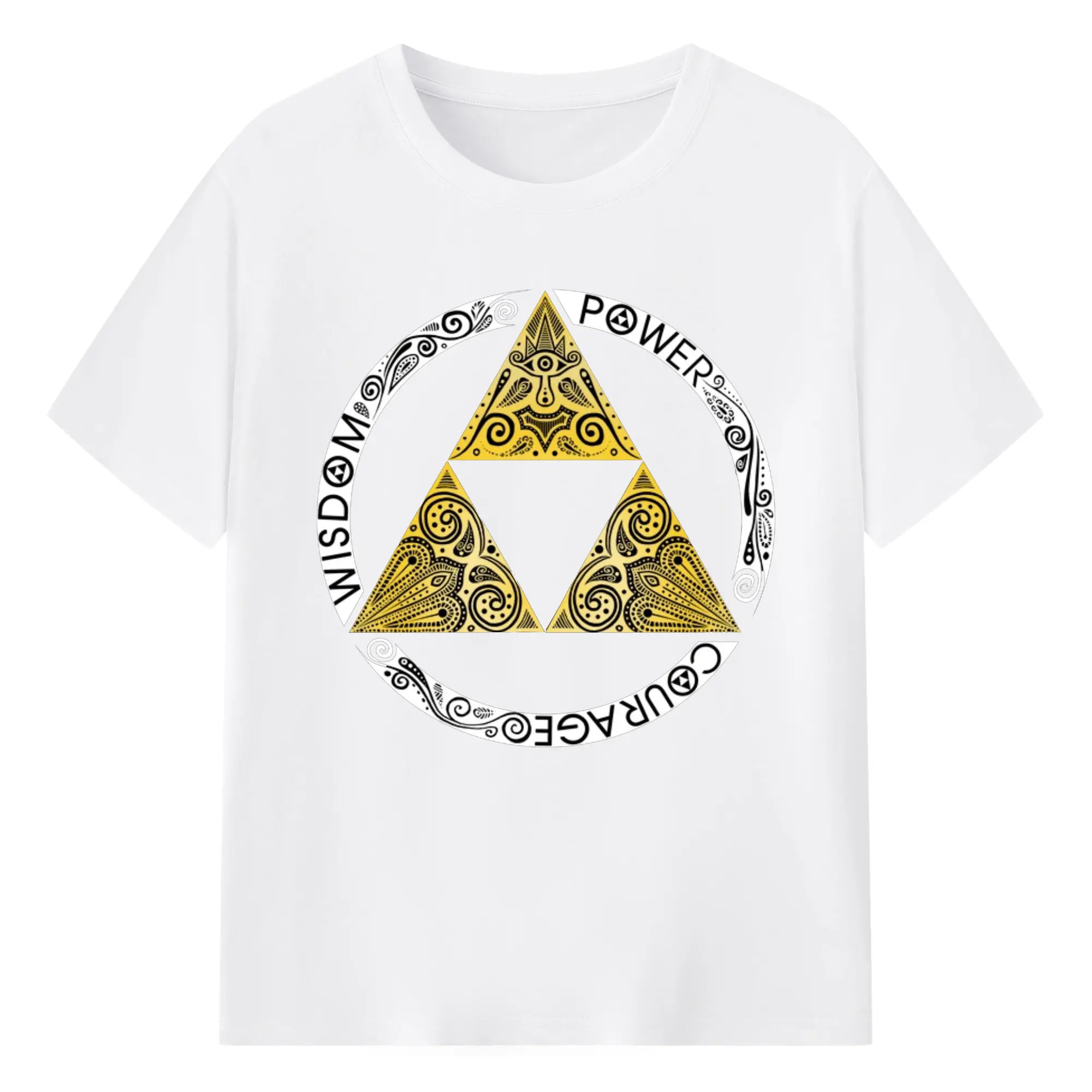 遊戯王 千年アイテムロゴ - 綿100％ 半袖Tシャツ ・ フロントプリント ・ 快適 通気性 ・ 日常使い 散歩 スポーツ用