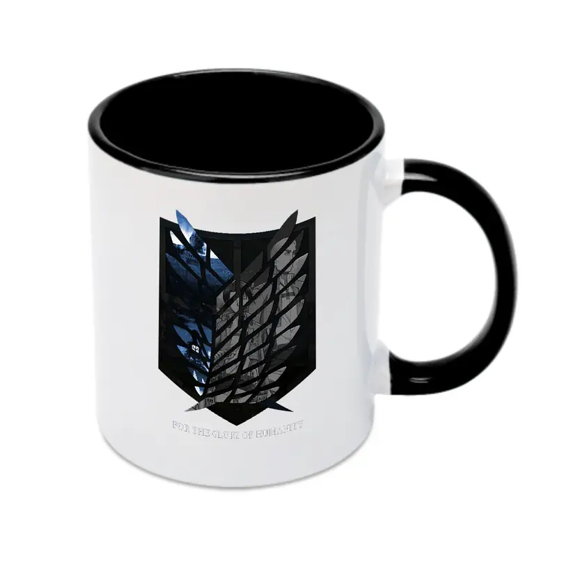 進撃の巨人 - カラフルマグカップ ・ 陶器 ・ 熱転写プリント ・ 鮮やかデザイン ・ 耐久性 高品質 ・ コーヒー お茶 ギフト用