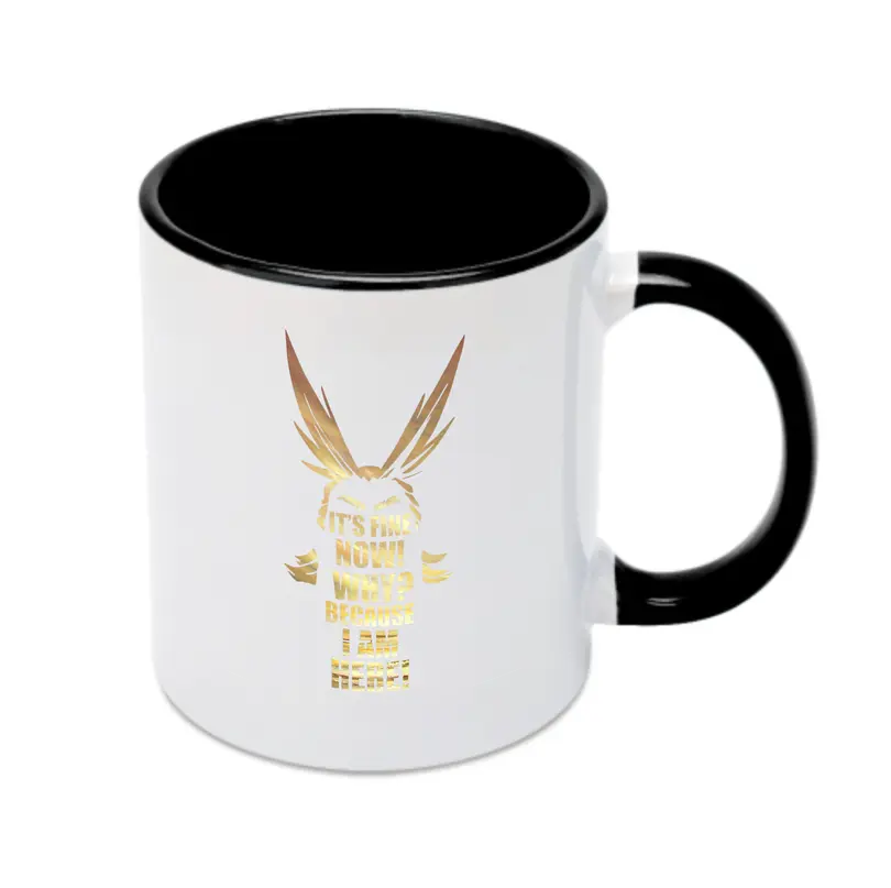 僕のヒーローアカデミア オールマイト - カラフルマグカップ ・ 陶器 ・ 熱転写プリント ・ 鮮やかデザイン ・ 耐久性 高品質 ・ コーヒー お茶 ギフト用