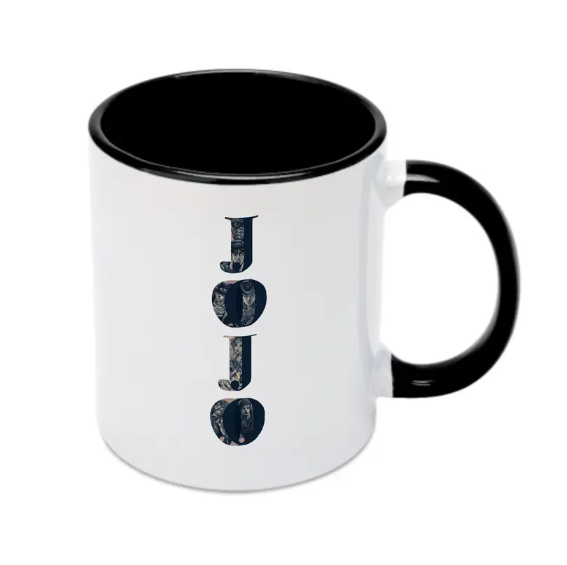 ジョジョの奇妙な冒険 - カラフルマグカップ ・ 陶器 ・ 熱転写プリント ・ 鮮やかデザイン ・ 耐久性 高品質 ・ コーヒー お茶 ギフト用