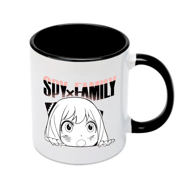 SPY×FAMILY アーニャ フォージャー家 - カラフルマグカップ ・ 陶器 ・ 熱転写プリント ・ 鮮やかデザイン ・ 耐久性 高品質 ・ コーヒー お茶 ギフト用