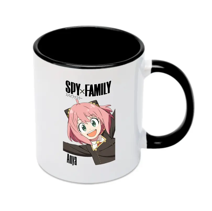 SPY×FAMILY アーニャかわいい - カラフルマグカップ ・ 陶器 ・ 熱転写プリント ・ 鮮やかデザイン ・ 耐久性 高品質 ・ コーヒー お茶 ギフト用