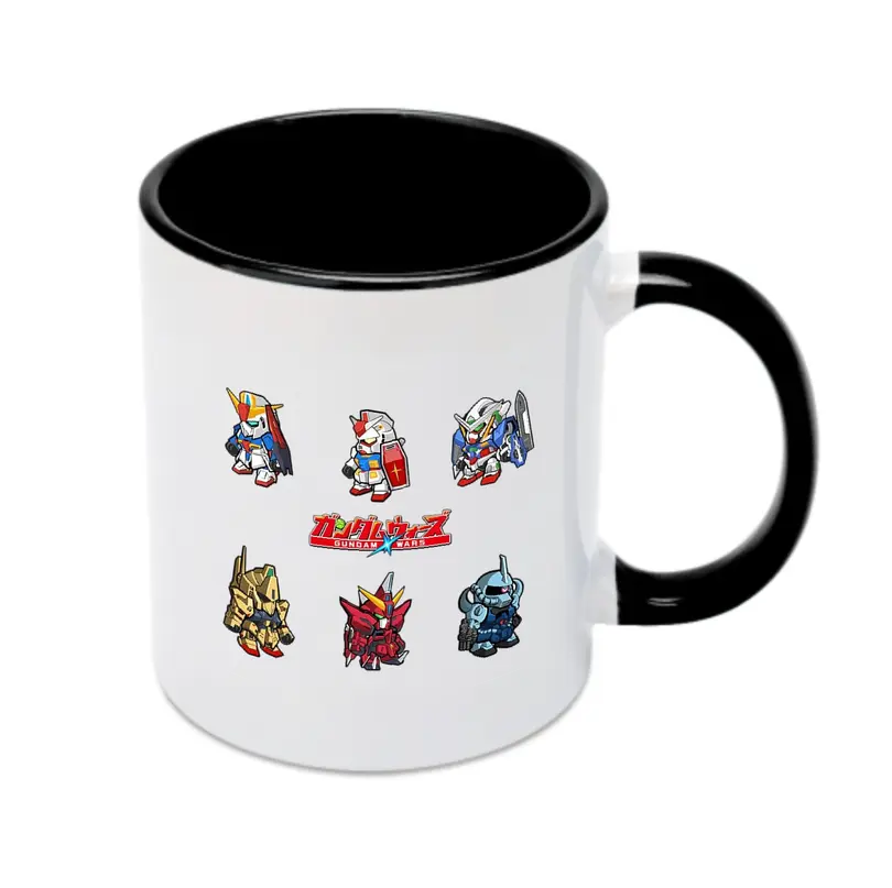 ガンダム  GUNDAM デフォルト - カラフルマグカップ ・ 陶器 ・ 熱転写プリント ・ 鮮やかデザイン ・ 耐久性 高品質 ・ コーヒー お茶 ギフト用