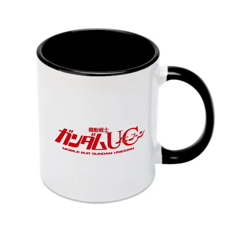 ガンダム 機動戦士ガンダムUC ロゴ - カラフルマグカップ ・ 陶器 ・ 熱転写プリント ・ 鮮やかデザイン ・ 耐久性 高品質 ・ コーヒー お茶 ギフト用