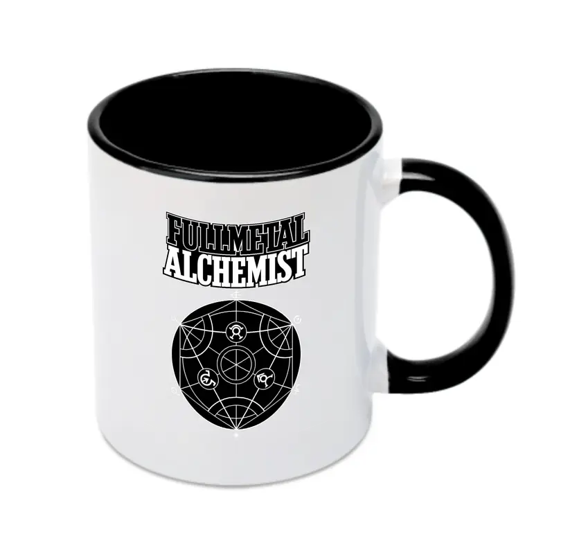 鋼の錬金術師 ハガレン等価交換 - カラフルマグカップ ・ 陶器 ・ 熱転写プリント ・ 鮮やかデザイン ・ 耐久性 高品質 ・ コーヒー お茶 ギフト用