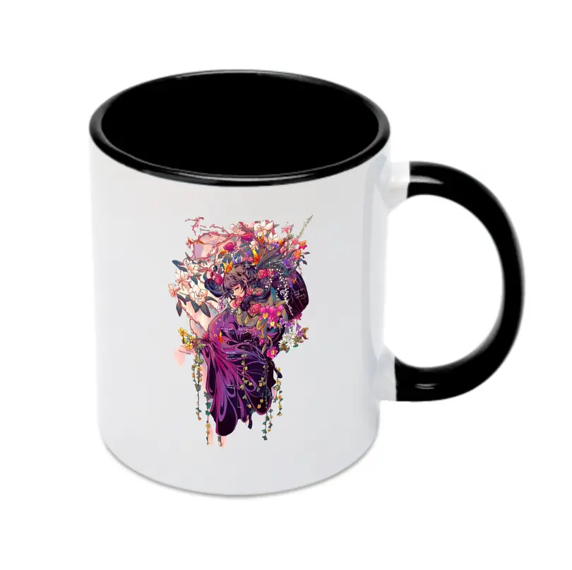 薬屋のひとりごと 猫猫まおまお - カラフルマグカップ ・ 陶器 ・ 熱転写プリント ・ 鮮やかデザイン ・ 耐久性 高品質 ・ コーヒー お茶 ギフト用