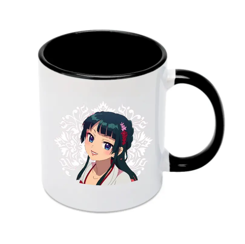 薬屋のひとりごと 猫猫まおまお - カラフルマグカップ ・ 陶器 ・ 熱転写プリント ・ 鮮やかデザイン ・ 耐久性 高品質 ・ コーヒー お茶 ギフト用