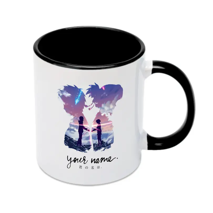君の名は  入れ替わり - カラフルマグカップ ・ 陶器 ・ 熱転写プリント ・ 鮮やかデザイン ・ 耐久性 高品質 ・ コーヒー お茶 ギフト用