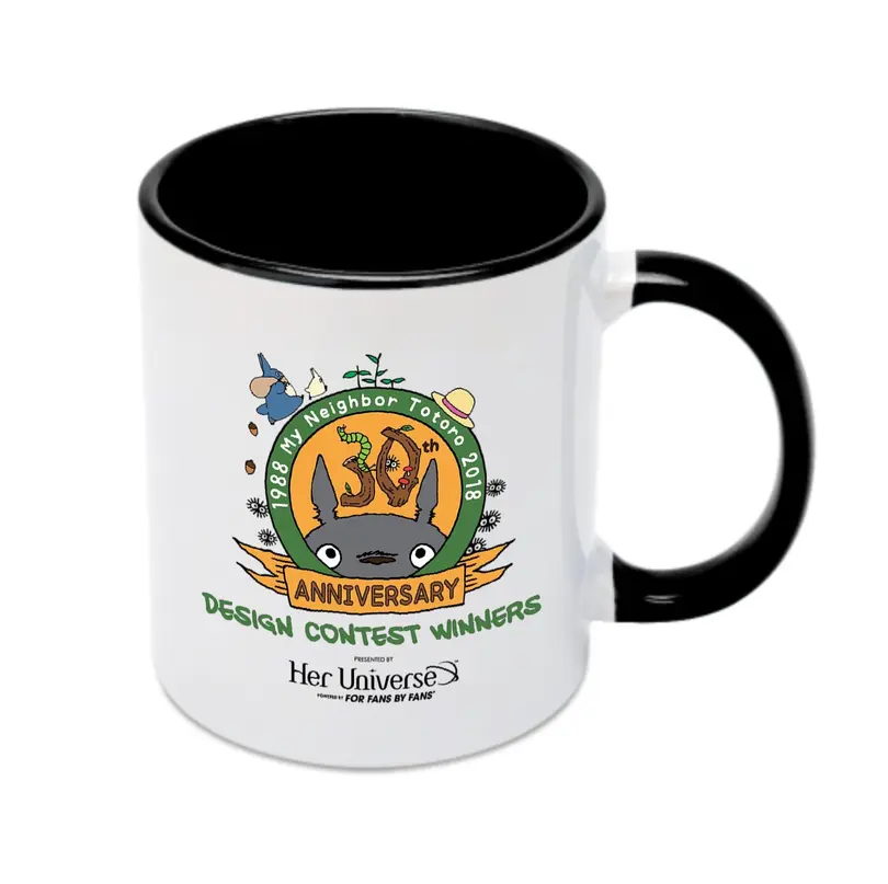 となりのトトロ 30周年特別限定 - カラフルマグカップ ・ 陶器 ・ 熱転写プリント ・ 鮮やかデザイン ・ 耐久性 高品質 ・ コーヒー お茶 ギフト用