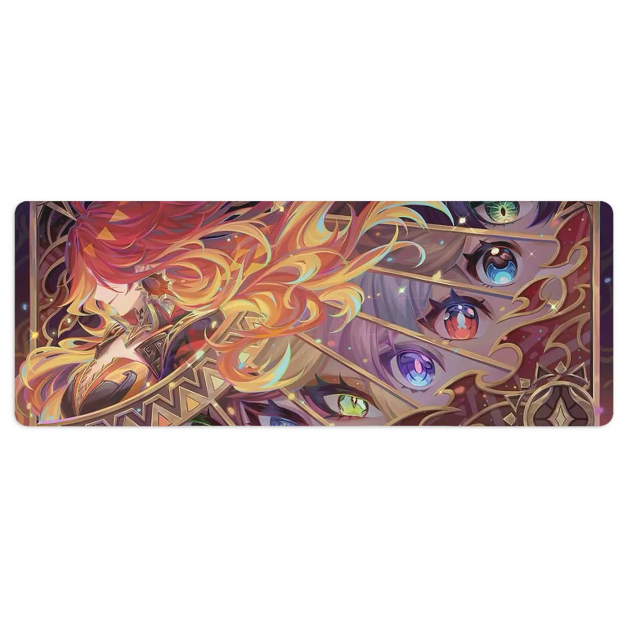 ステッチ加工 大判デスクマット ・ 滑り止めマウスパッド ・ ゴム製 ・ 耐久性あり ・ デスク保護 ・ 薄型 おしゃれ